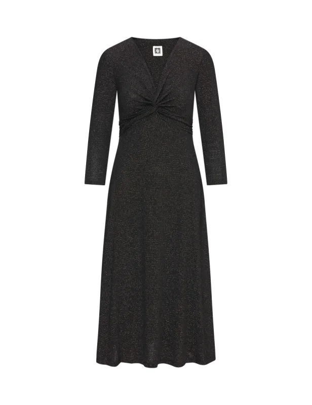 Lurex Knit Knot Dress- Sale sold by Anne Klein