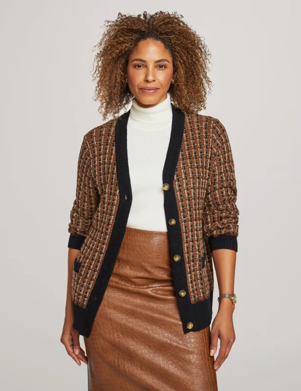 Multi Stitch Pocket Cardigan sold by Anne Klein