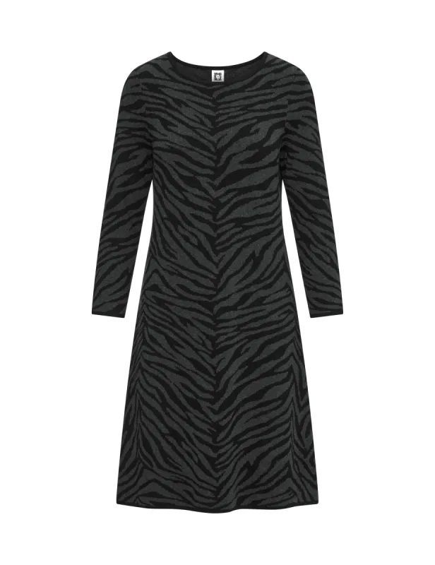 Animal Jacquard Sweater Dress- Sale sold by Anne Klein
