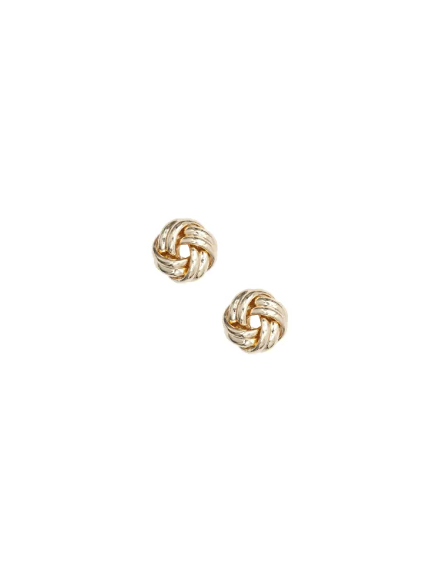 Gold-Tone Knot Stud Earrings sold by Anne Klein