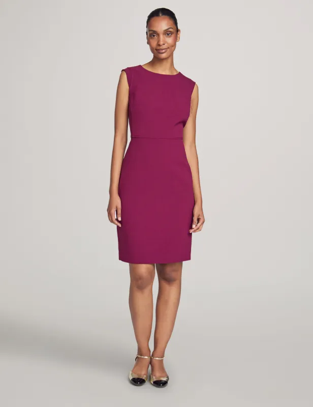 Sheath Dress With Extended Shoulder sold by Anne Klein