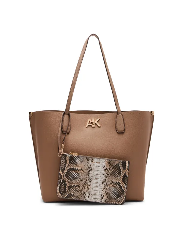 Large AK Turn Lock Tote sold by Anne Klein