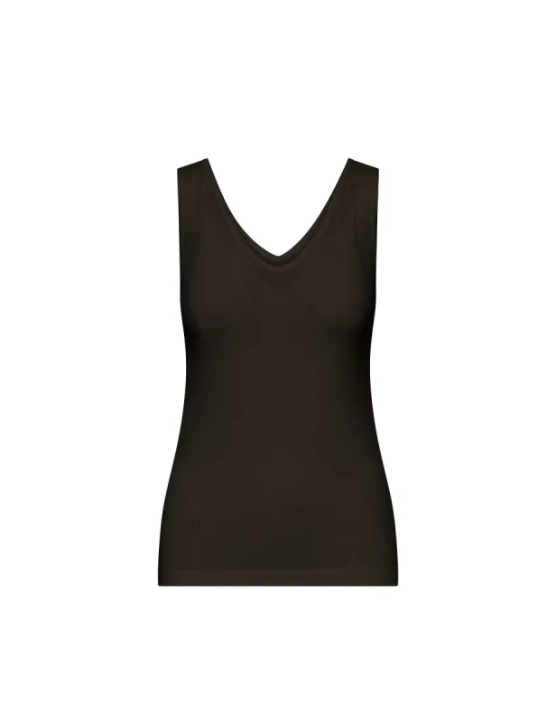V-Neck Mesh Tank Top- Clearance sold by Anne Klein