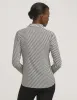 Stripe Blouse With Slit Cuffs sold by Anne Klein
