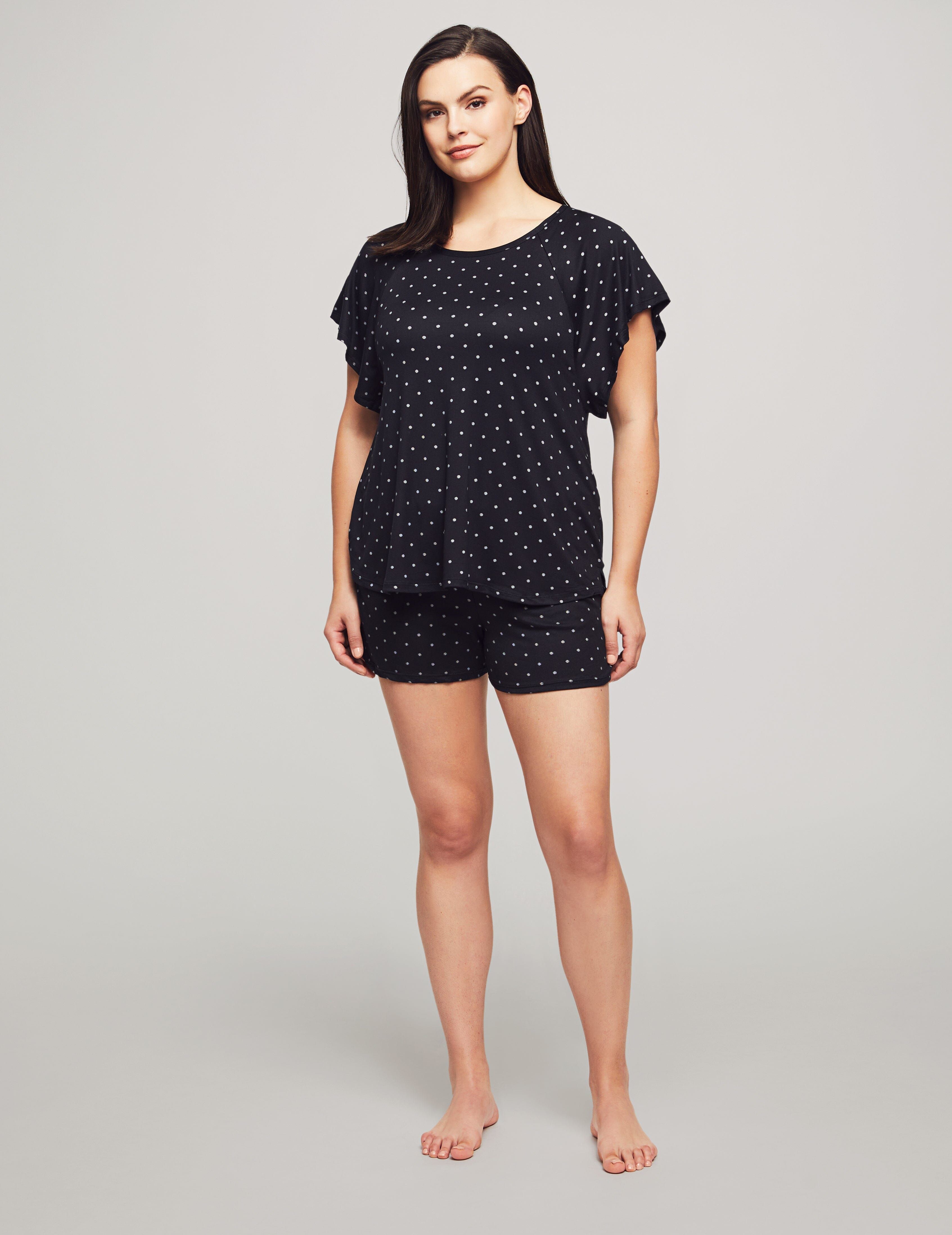 Raglan Boxer Pajama Set sold by Anne Klein