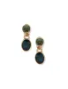 Set Stone Gold Drop Earrings sold by Anne Klein