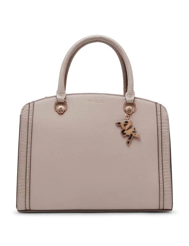 Croco Trimmed Satchel sold by Anne Klein