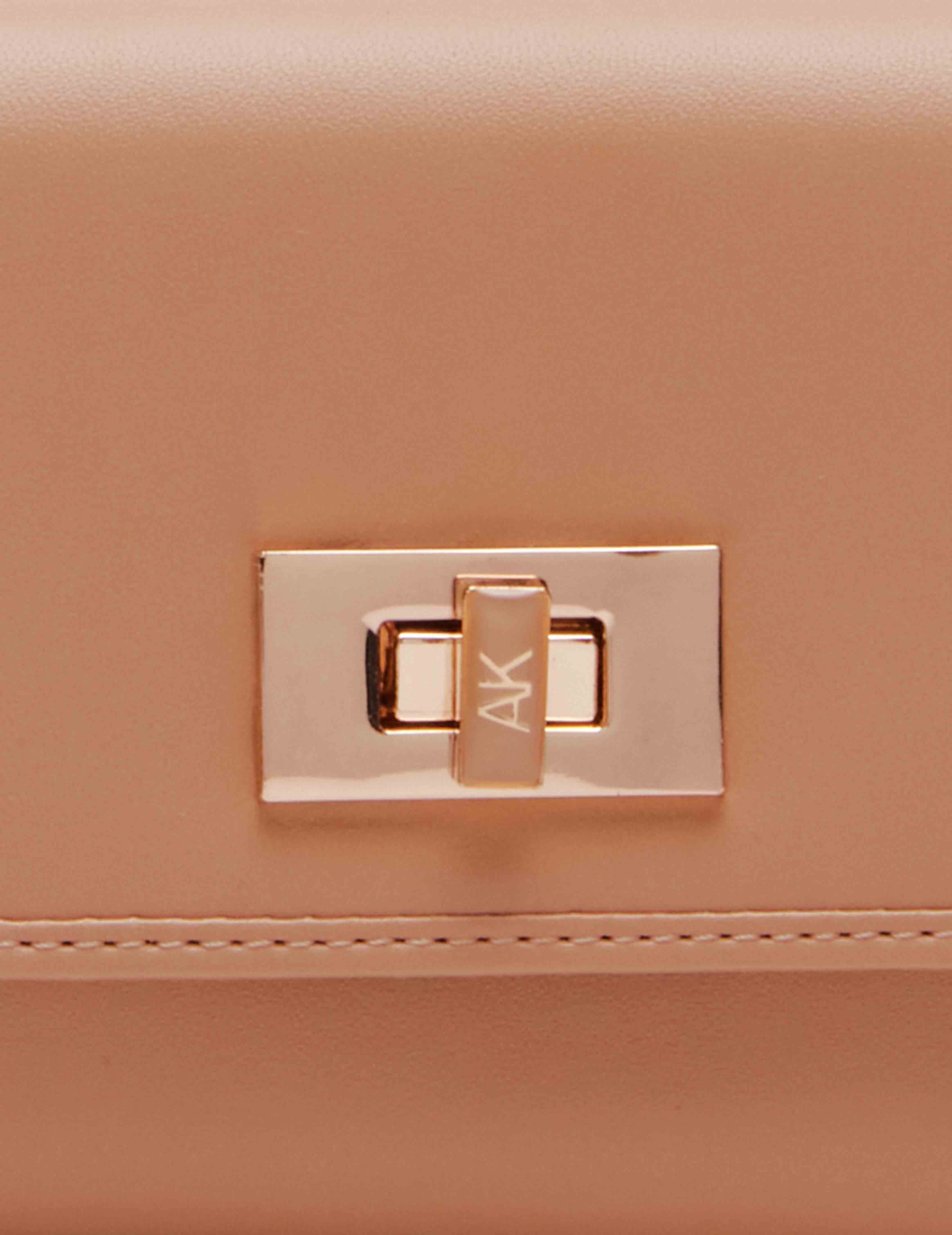 Large Flap Wallet With Enamel Turn Lock sold by Anne Klein product image thumbnail 3