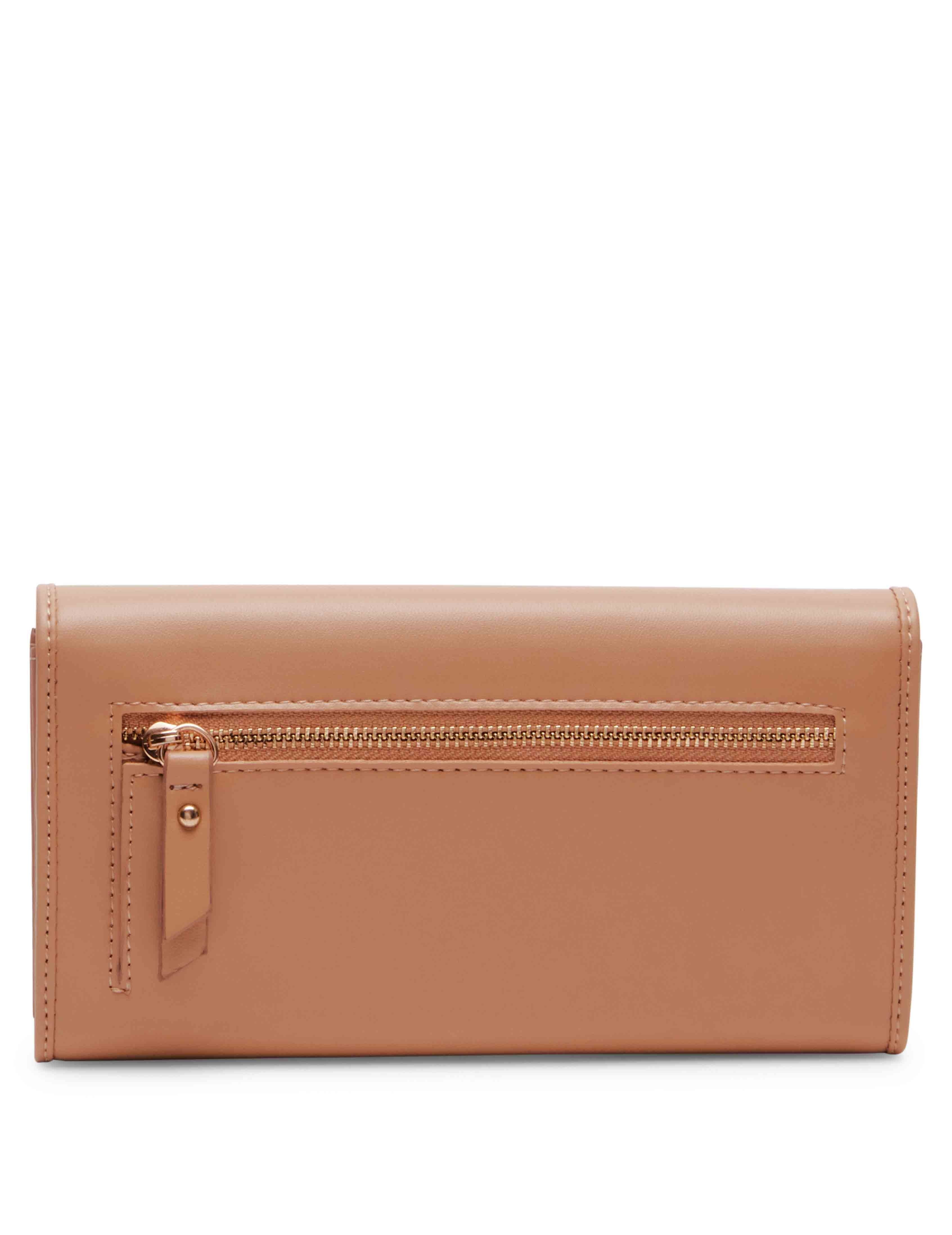 Large Flap Wallet With Enamel Turn Lock sold by Anne Klein product image thumbnail 2