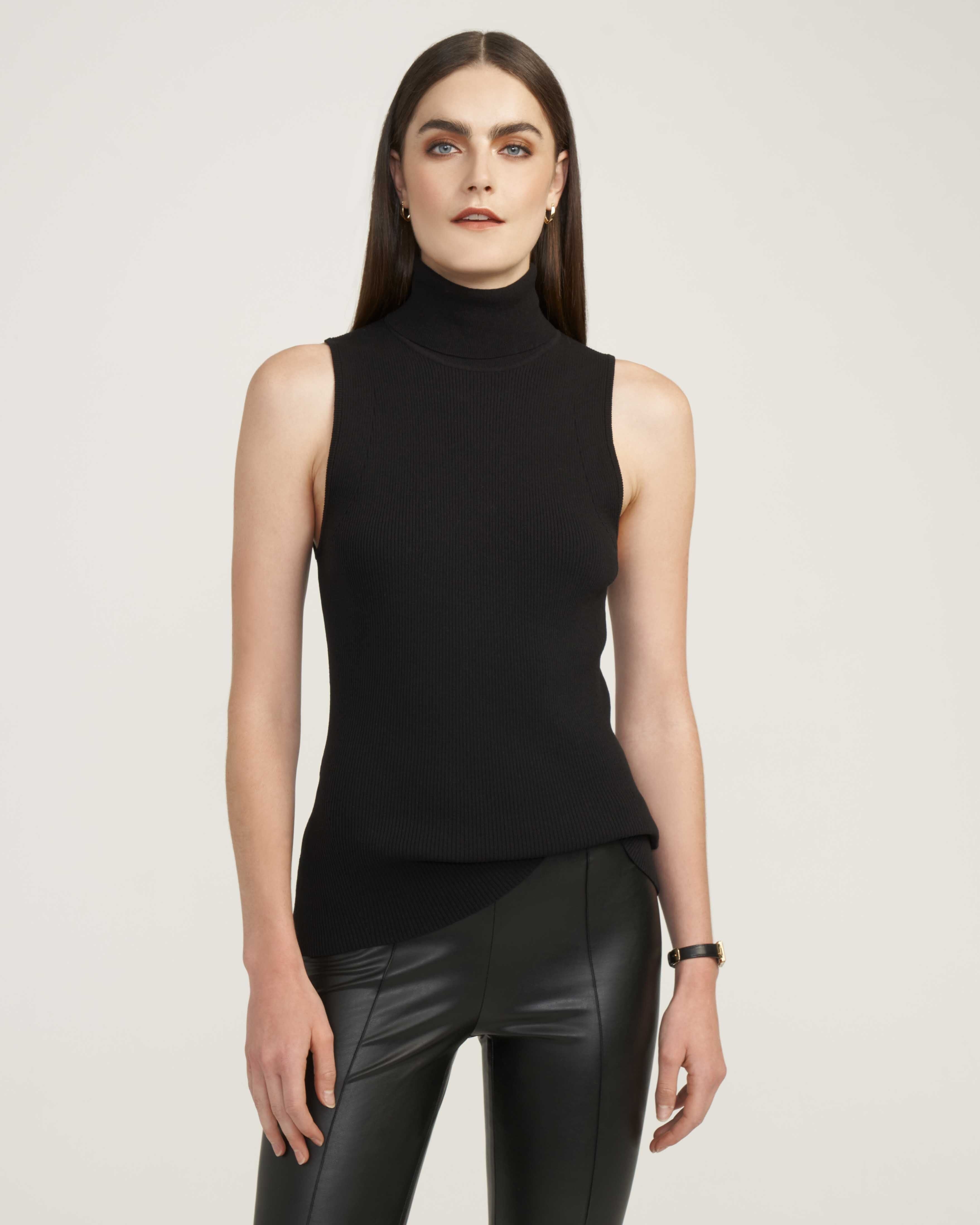 Sleeveless Rib Turtleneck- Clearance sold by Anne Klein product image thumbnail 2
