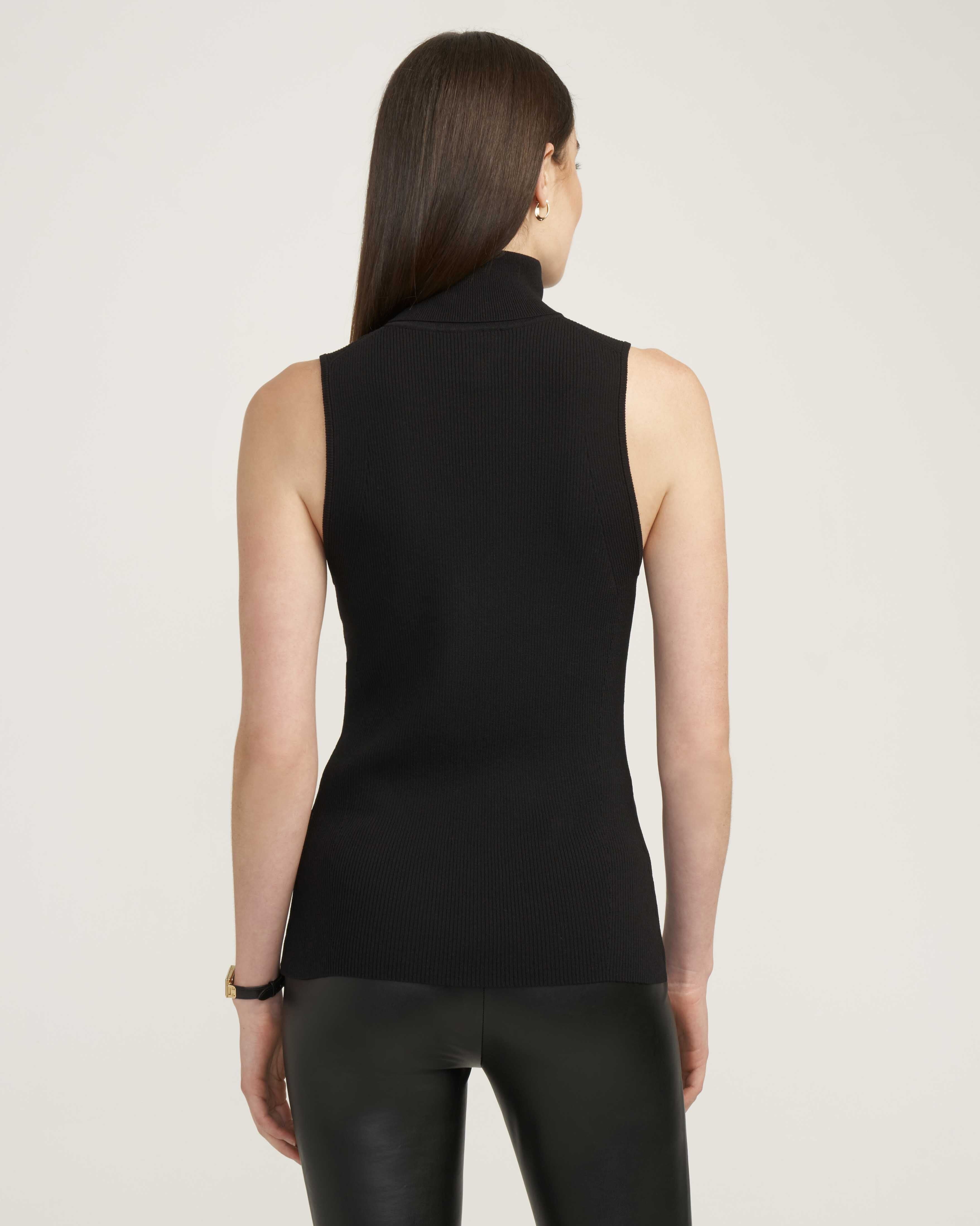 Sleeveless Rib Turtleneck- Clearance sold by Anne Klein product image thumbnail 3
