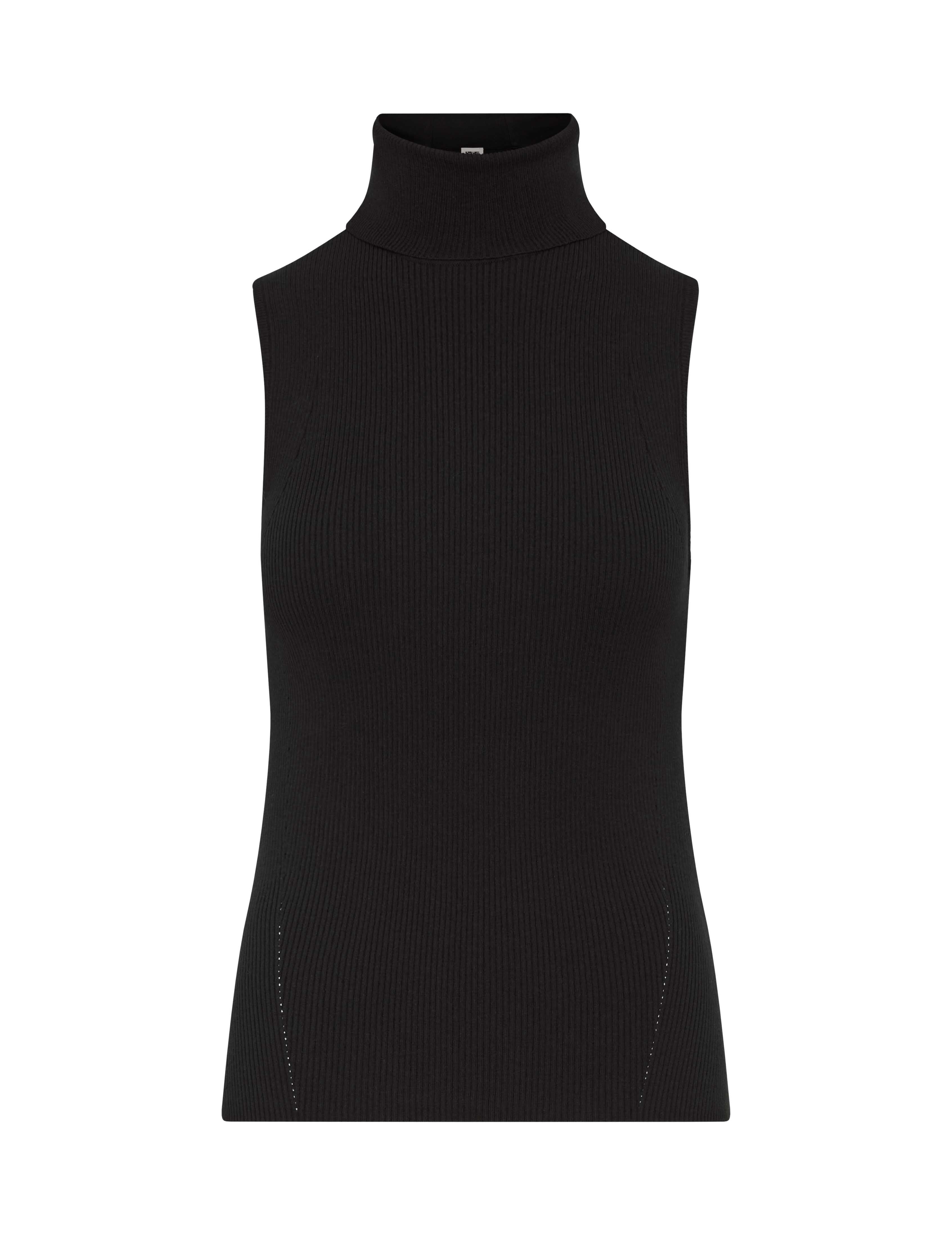 Sleeveless Rib Turtleneck- Clearance sold by Anne Klein