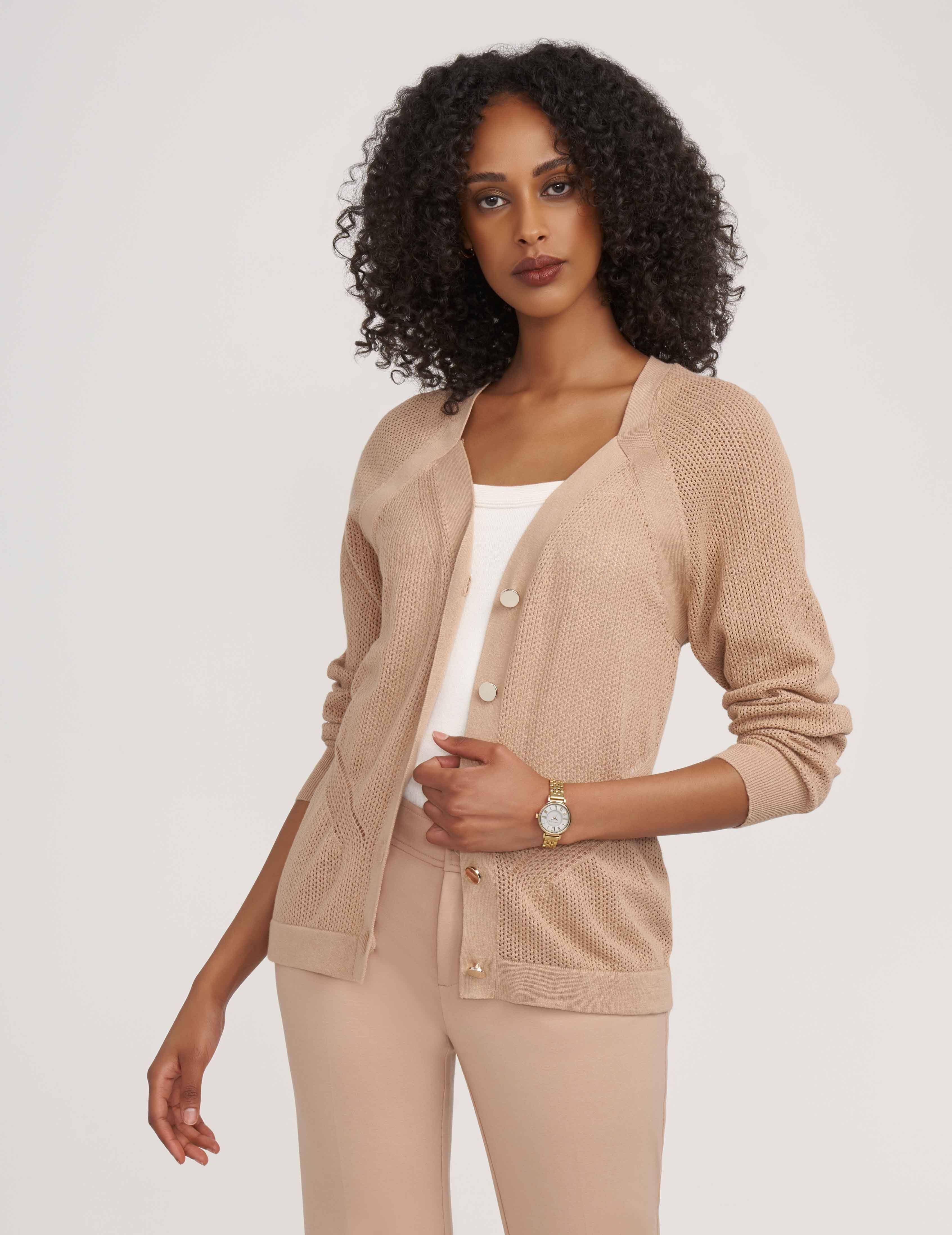 Cardigan With Directional Knitting- Sale sold by Anne Klein product image thumbnail 2