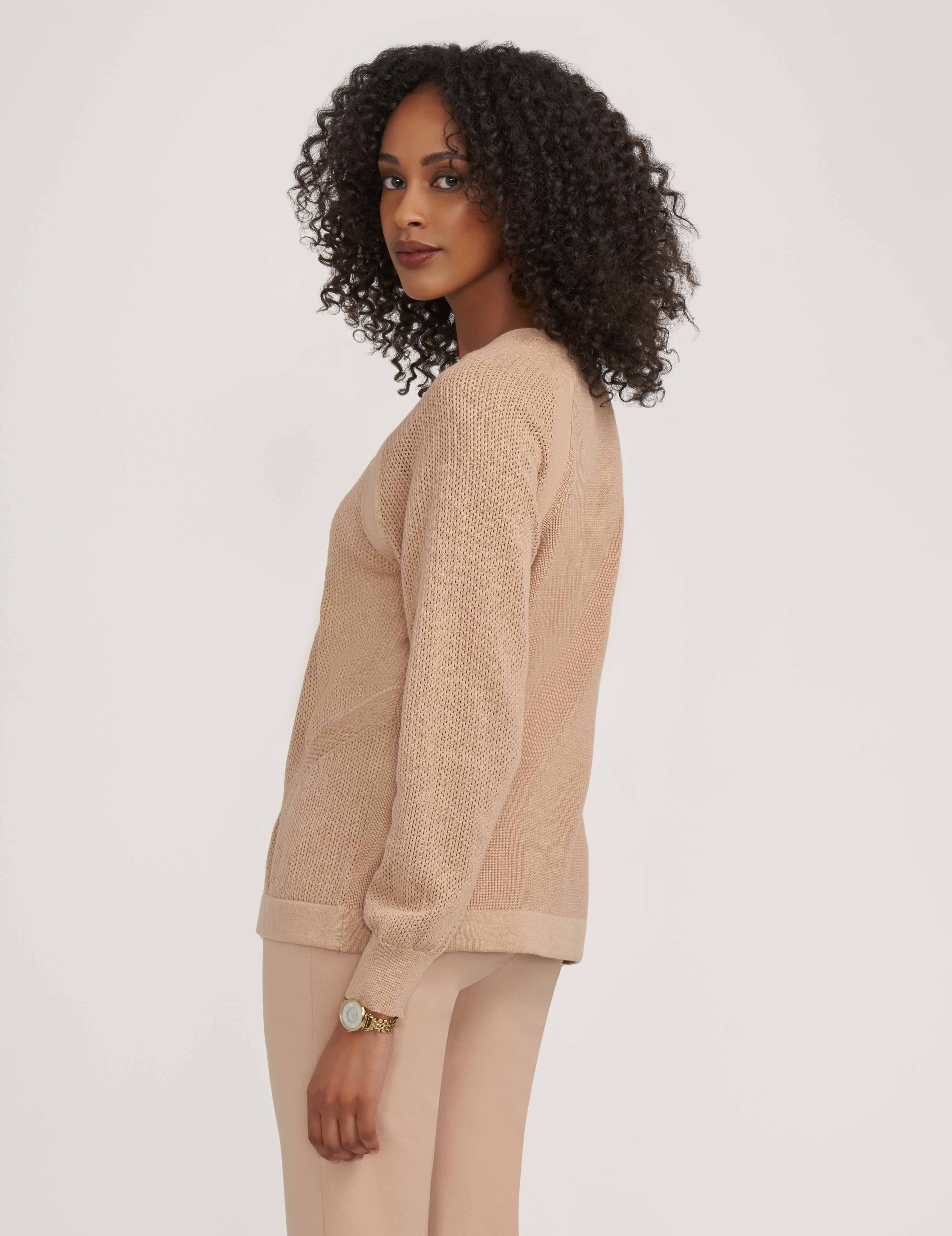 Cardigan With Directional Knitting- Sale sold by Anne Klein product image thumbnail 3