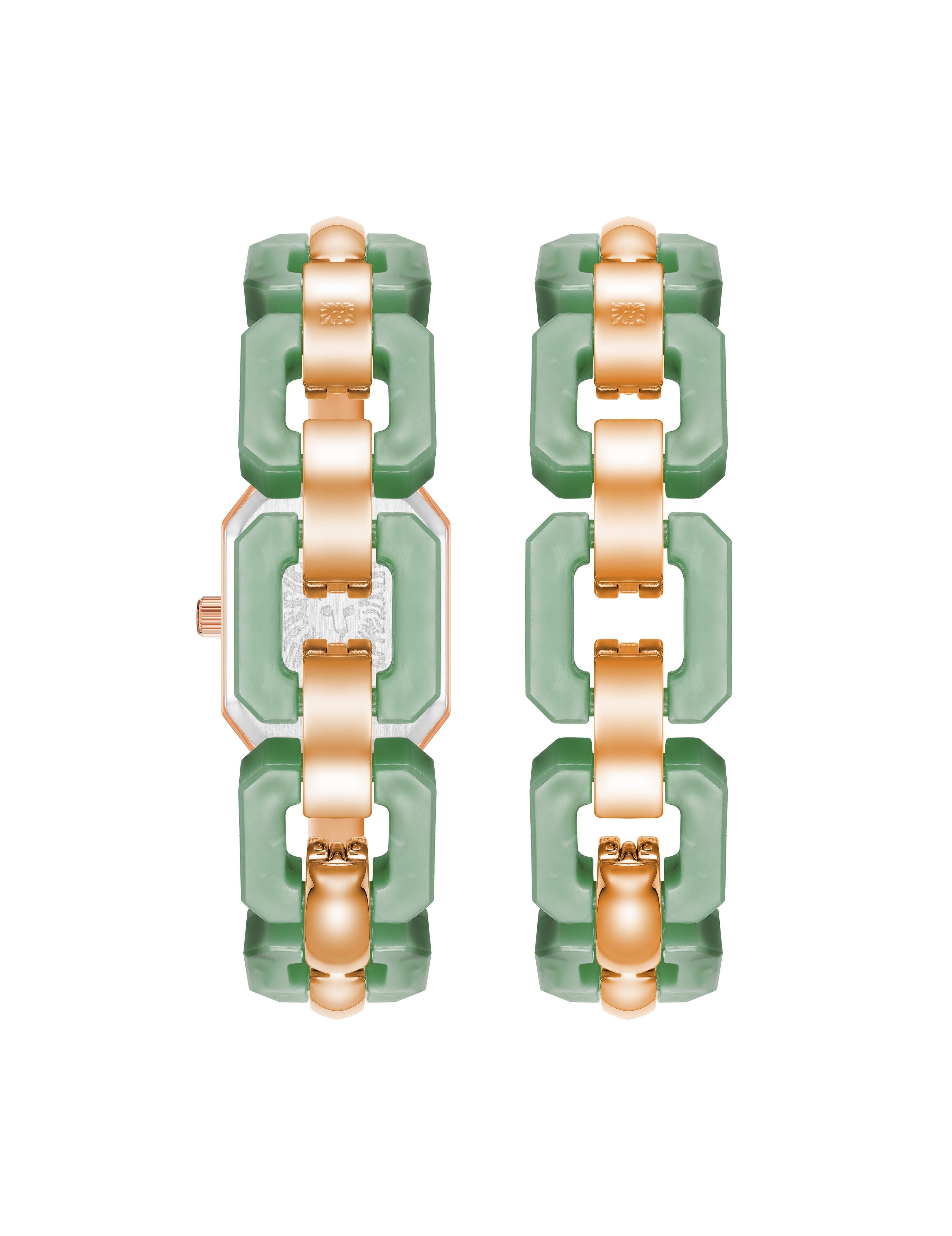 Acrylic Link Watch and Bracelet Set sold by Anne Klein product image thumbnail 2