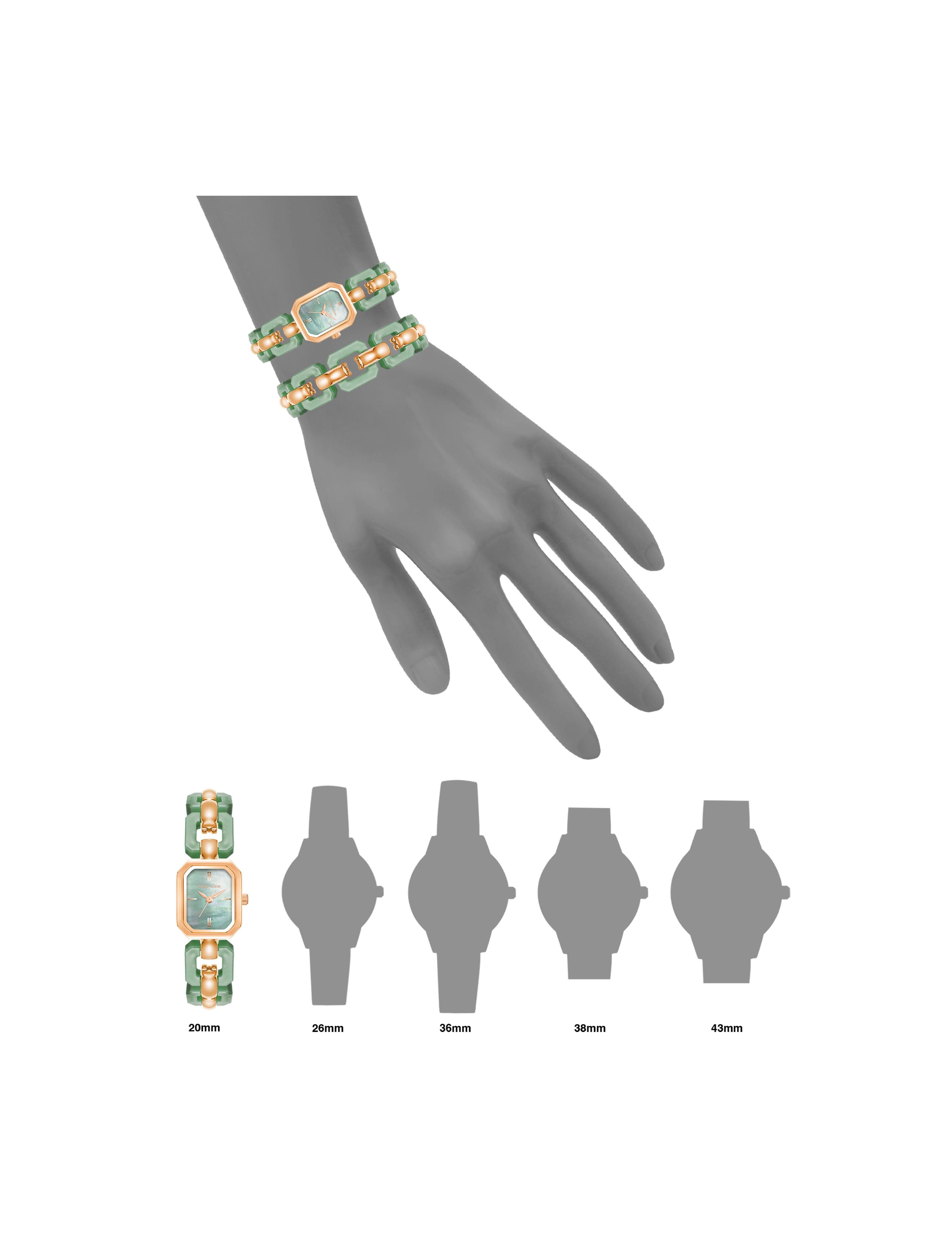 Acrylic Link Watch and Bracelet Set sold by Anne Klein product image thumbnail 4