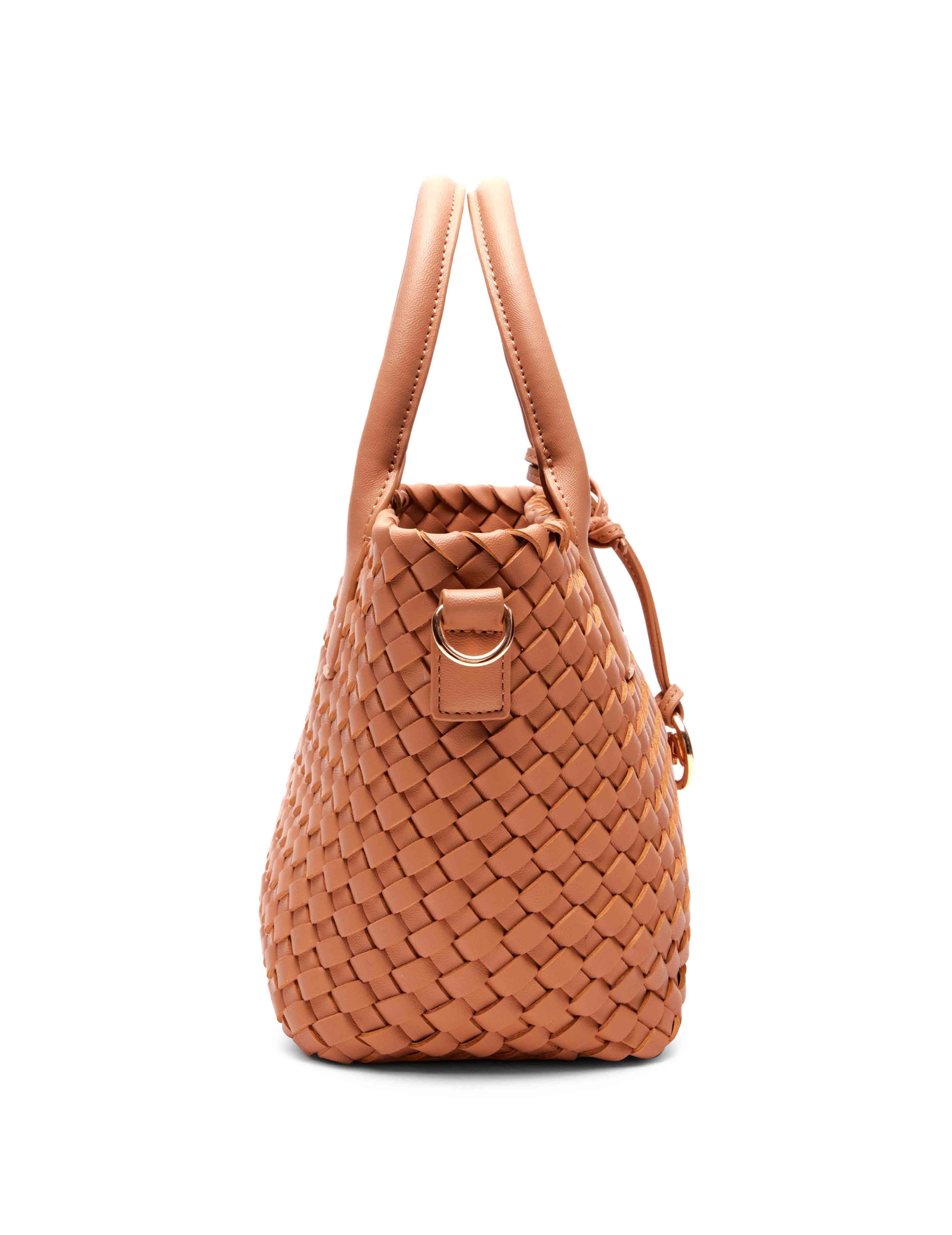 Small Woven Tote With Detachable Pouch sold by Anne Klein product image thumbnail 4