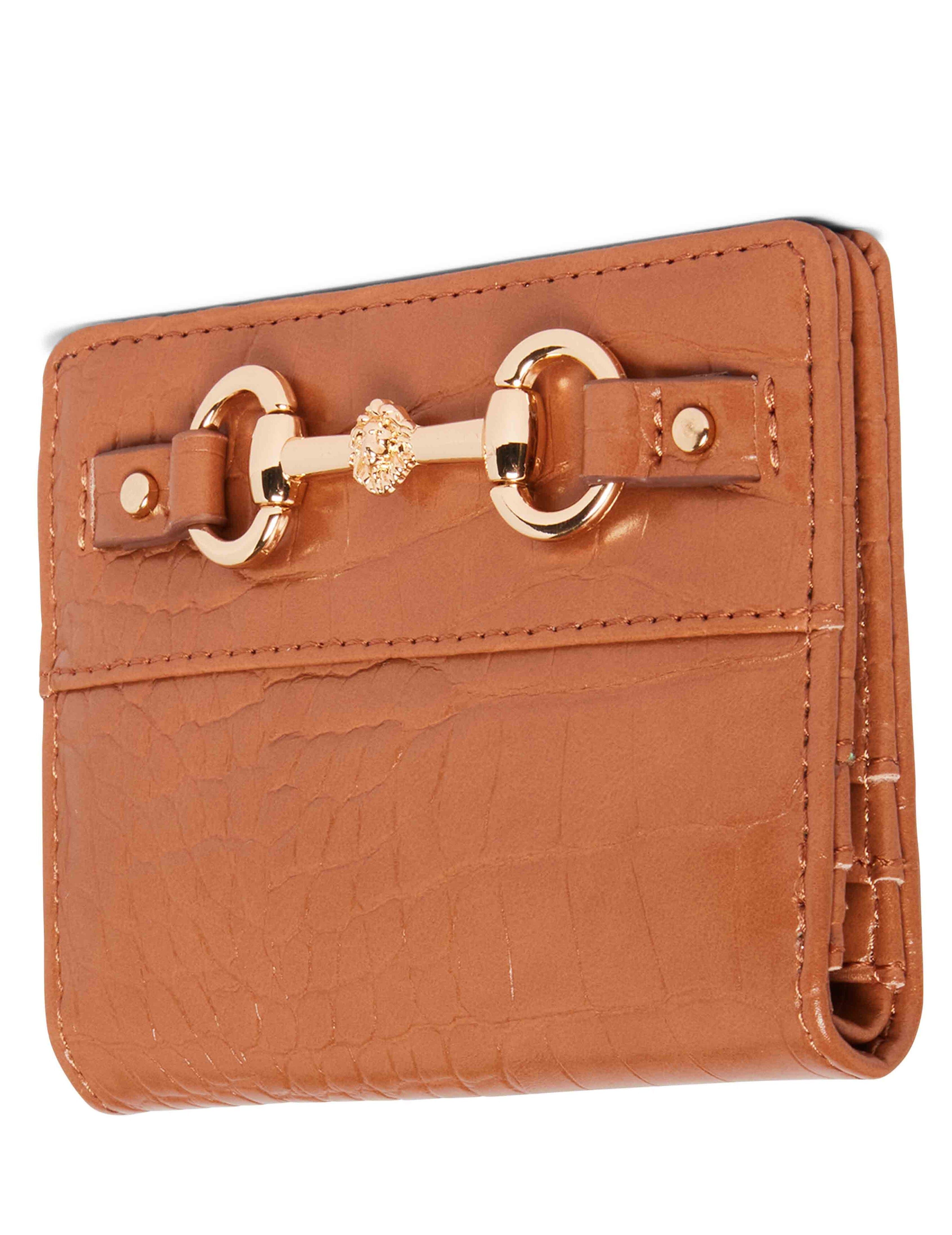 AK Small Croco Horsebit Snap Wallet sold by Anne Klein product image thumbnail 5