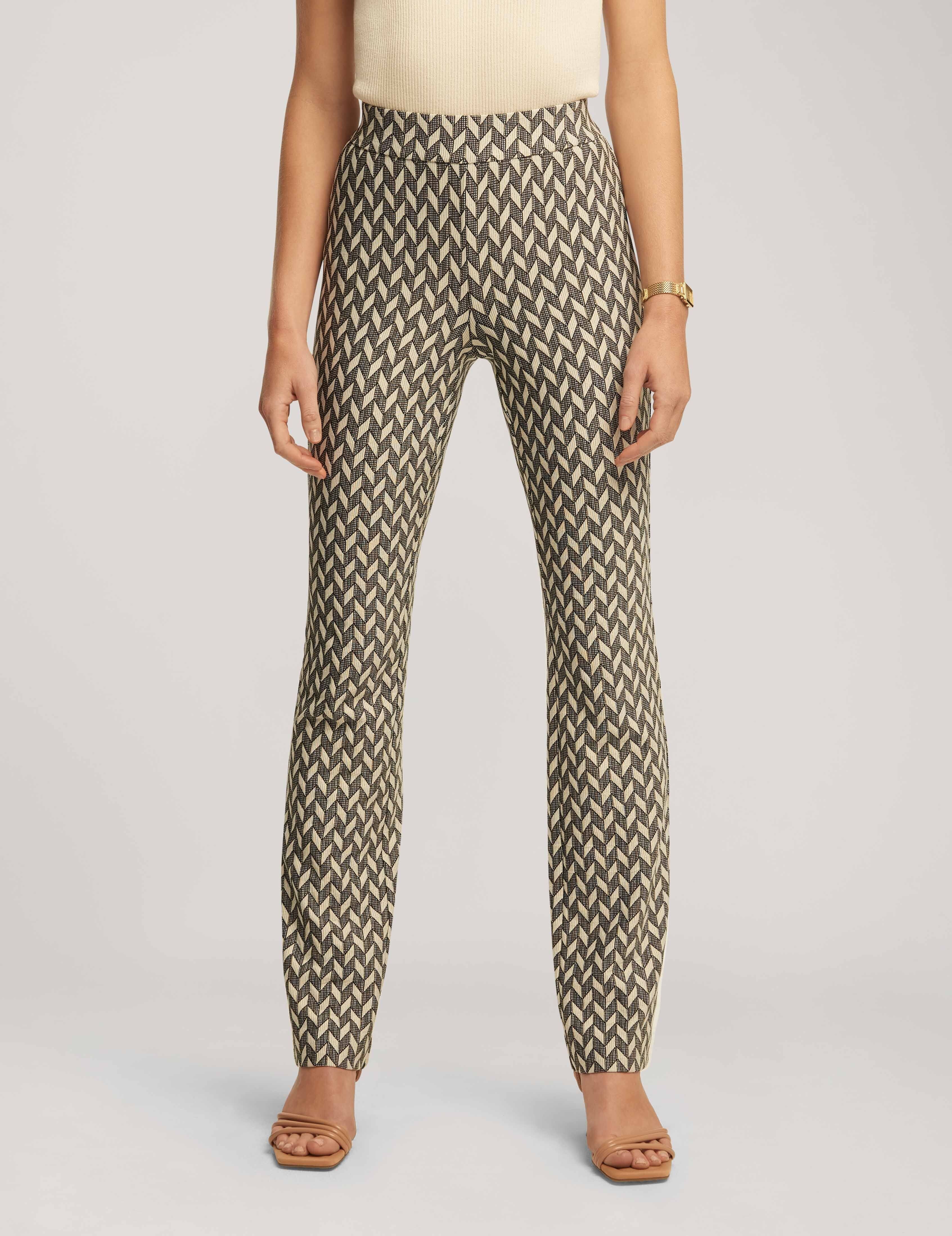 Chevron Knit Pull On Waistband Bootleg Pant- Clearance sold by Anne Klein product image thumbnail 3