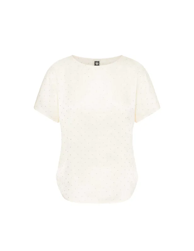 Dew Drop Bateau Neck Blouse- Clearance sold by Anne Klein