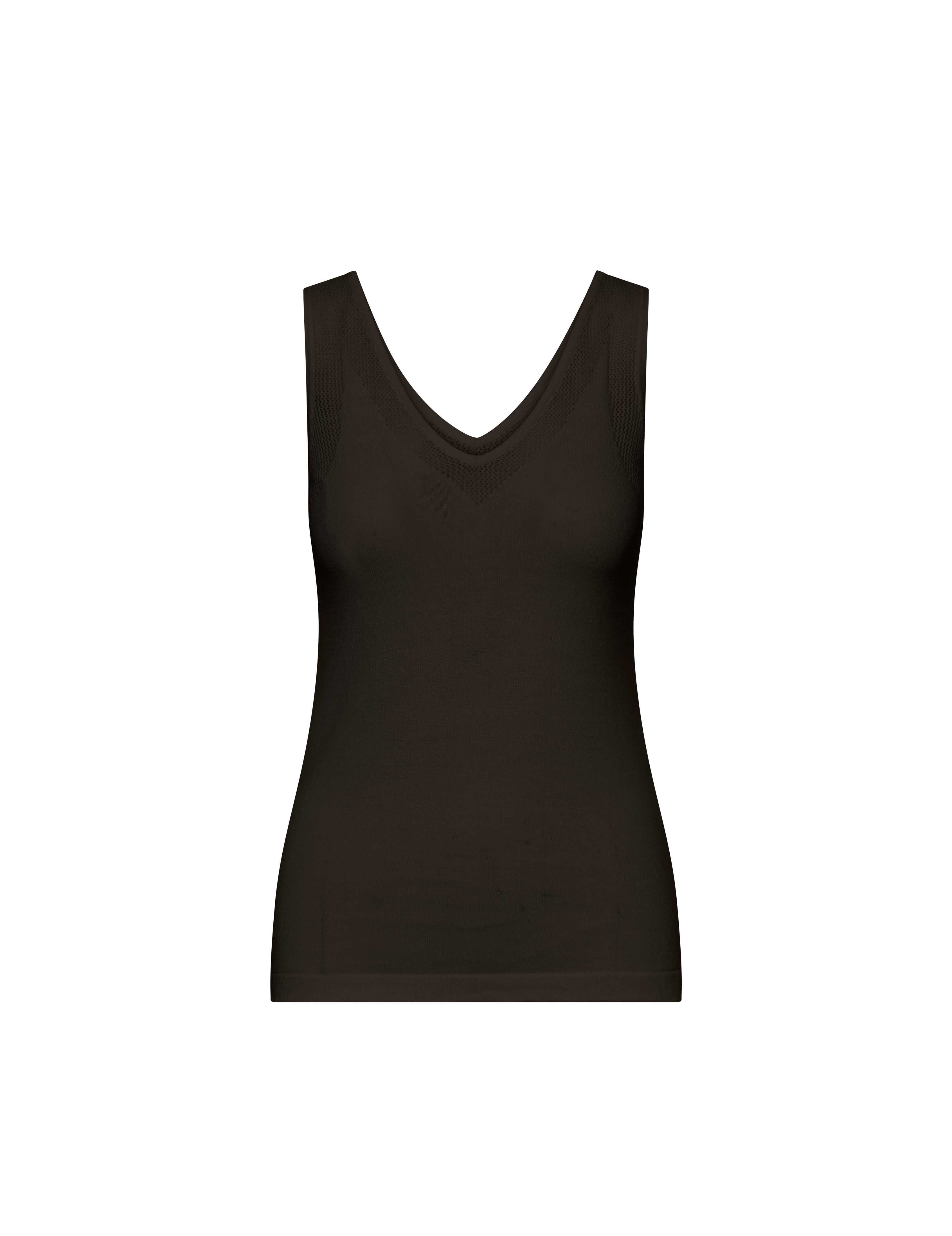 V-Neck Mesh Tank Top- Clearance sold by Anne Klein