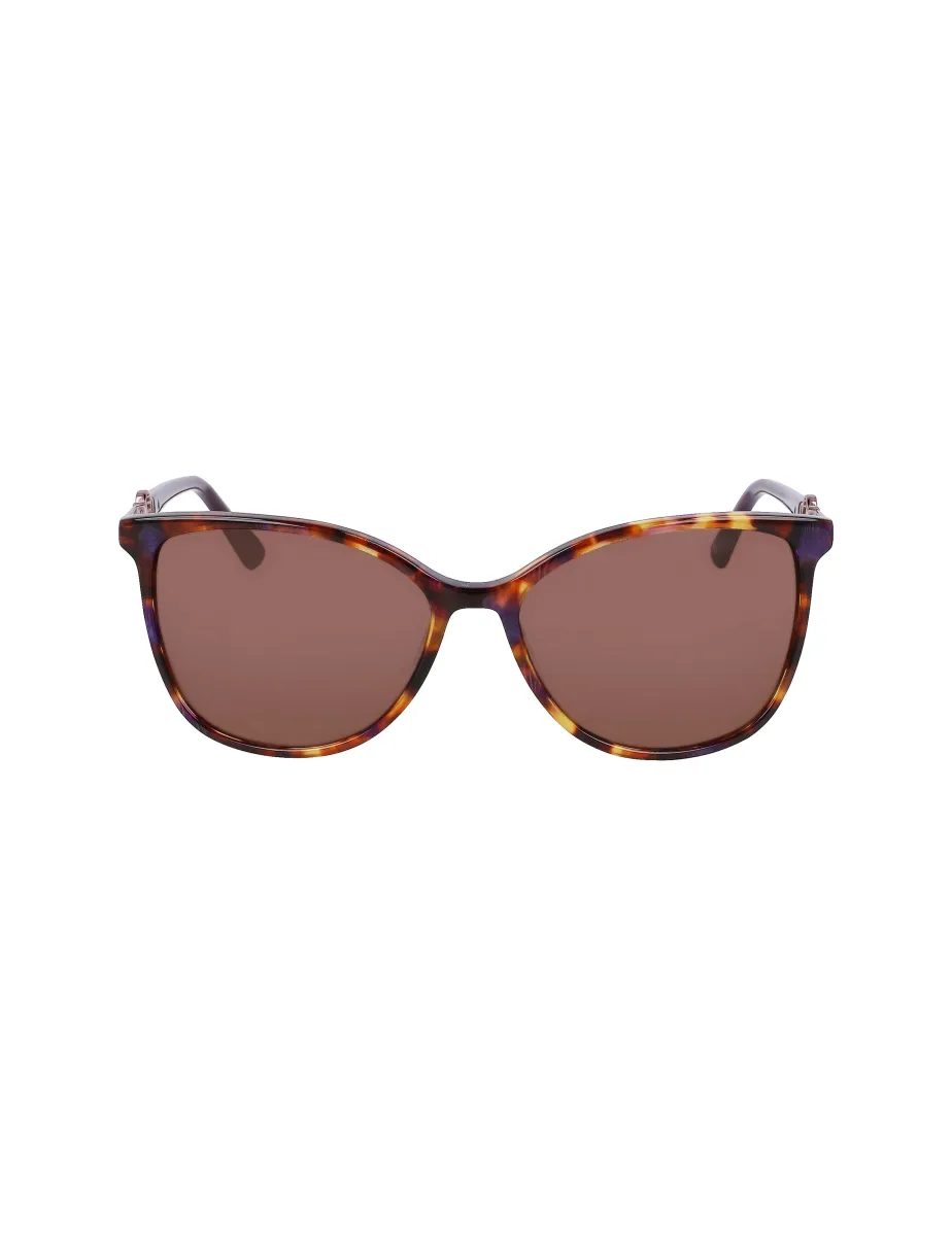 Tortoise Square Leo Sunglasses sold by Anne Klein