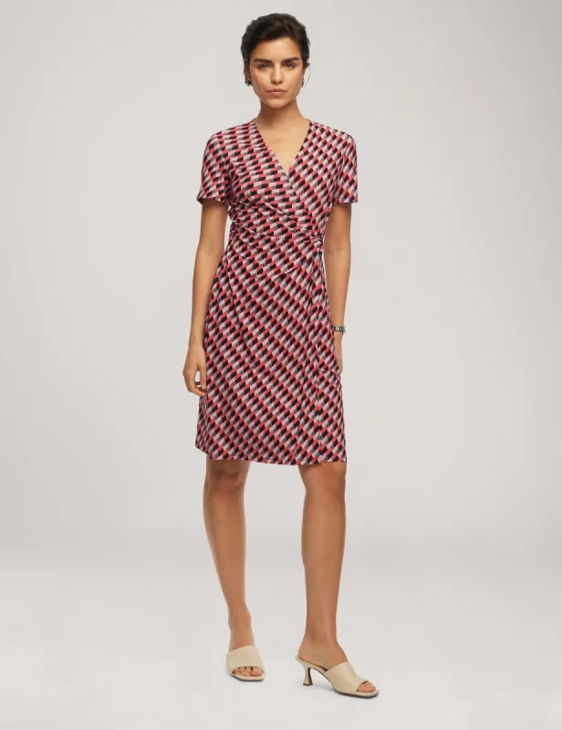Cap Sleeve Wrap Dress With O-Ring- Clearance sold by Anne Klein