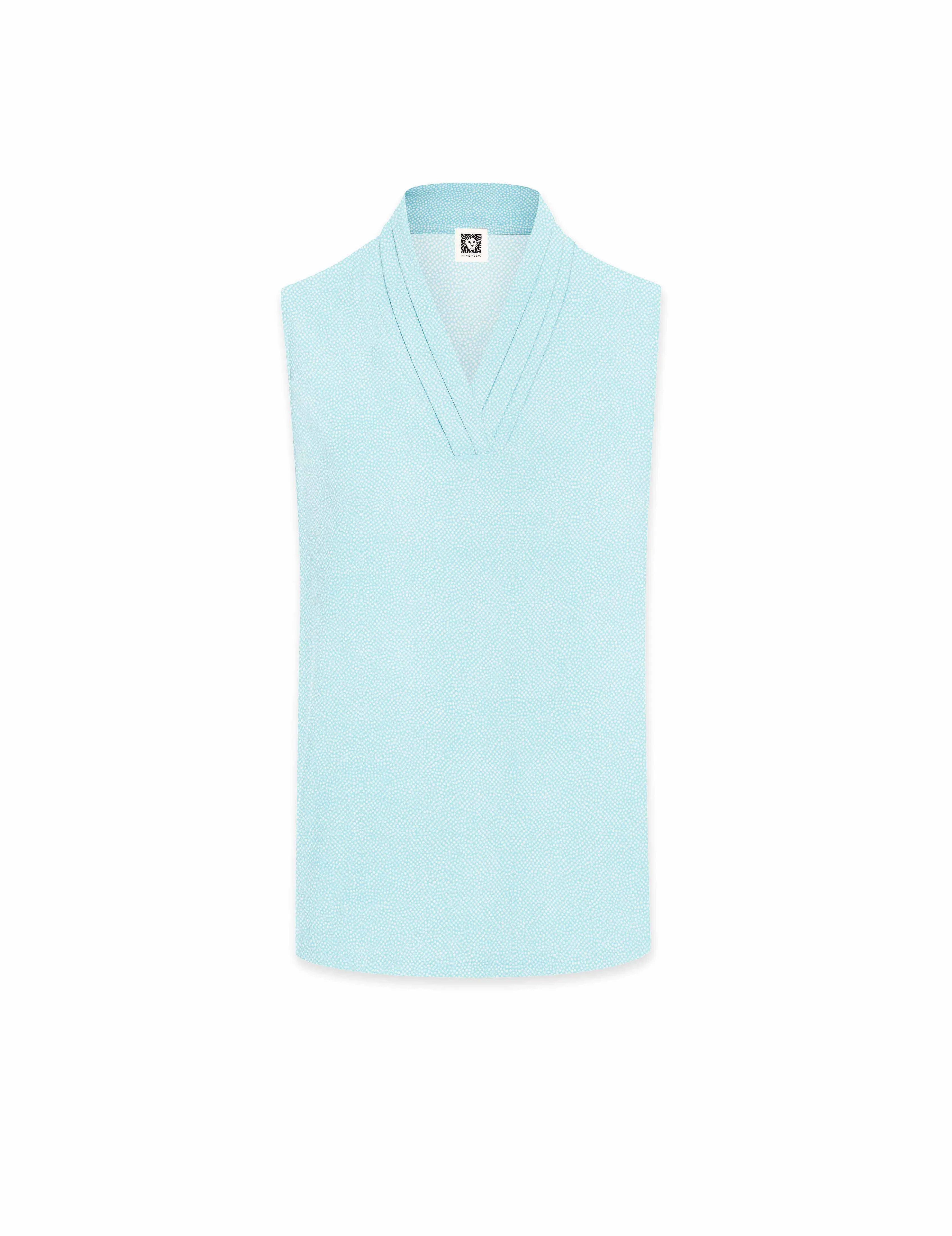 Print Triple Pleat Top- Sale sold by Anne Klein