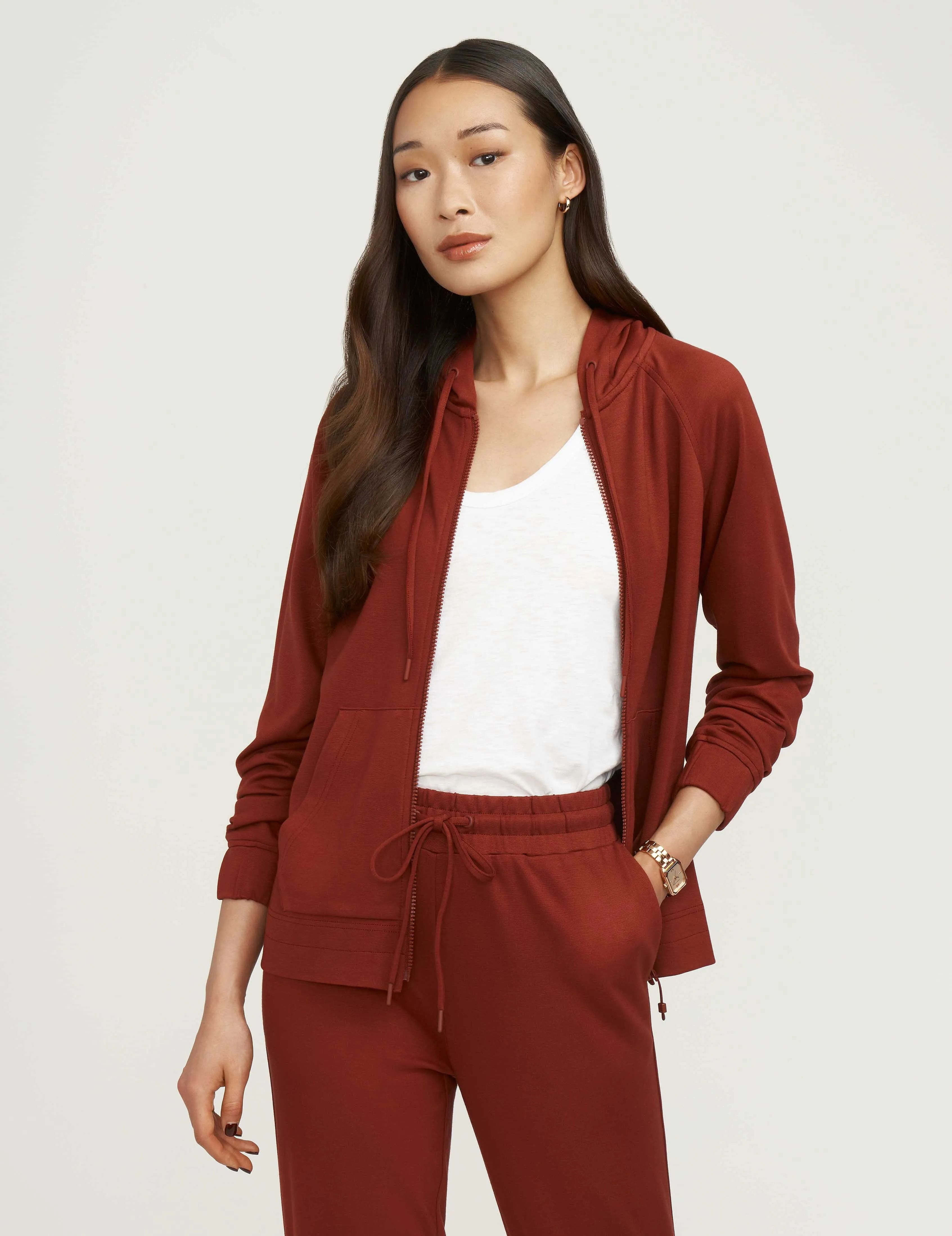 Serenity Knit Raglan Hoodie- Clearance sold by Anne Klein