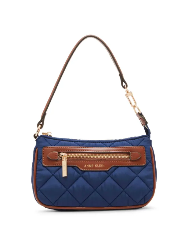 Quilted Nylon Pochette sold by Anne Klein