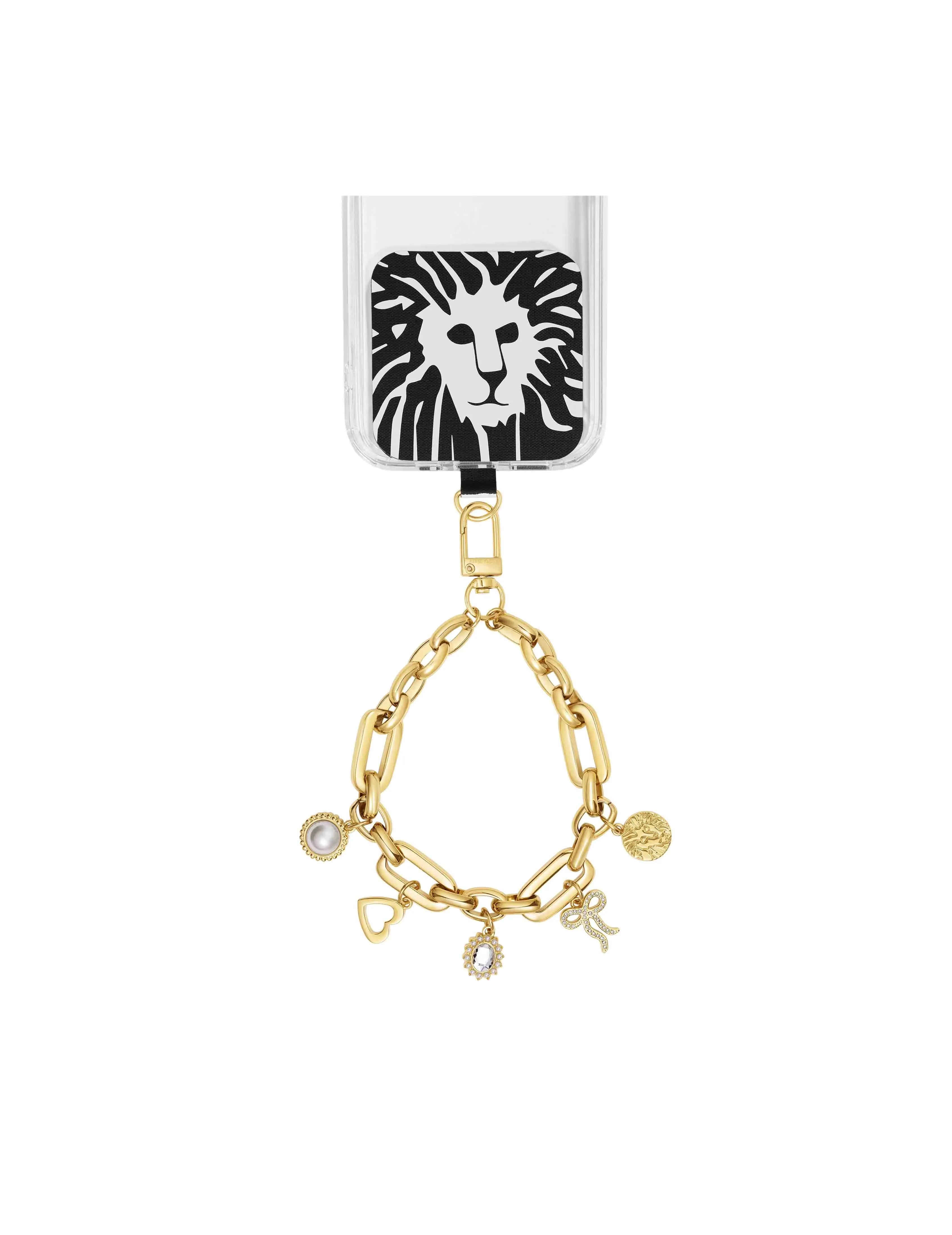 Charm Chain Link Wrist Strap for iPhone® sold by Anne Klein