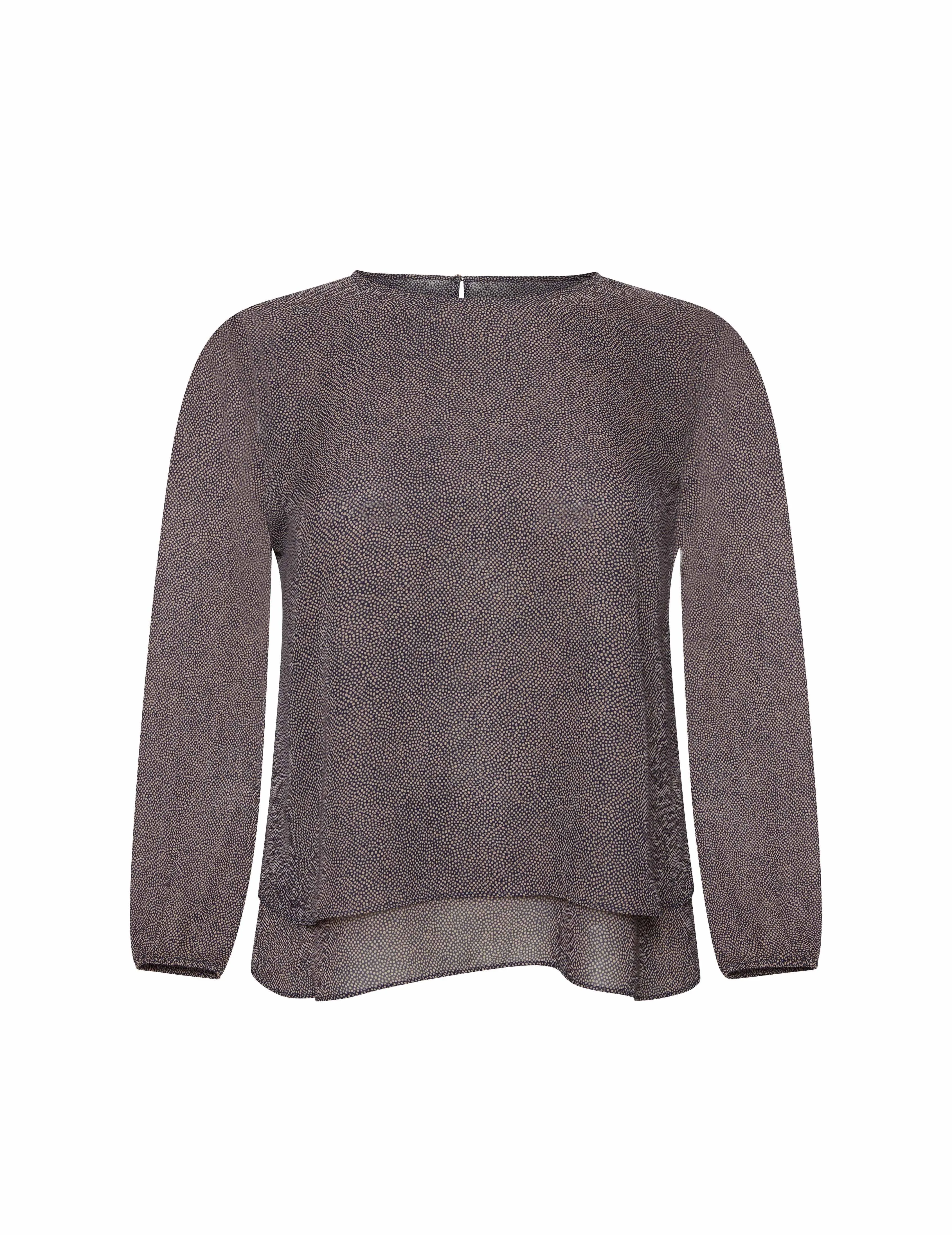 Plus Size Printed Double Layer Blouse- Sale sold by Anne Klein