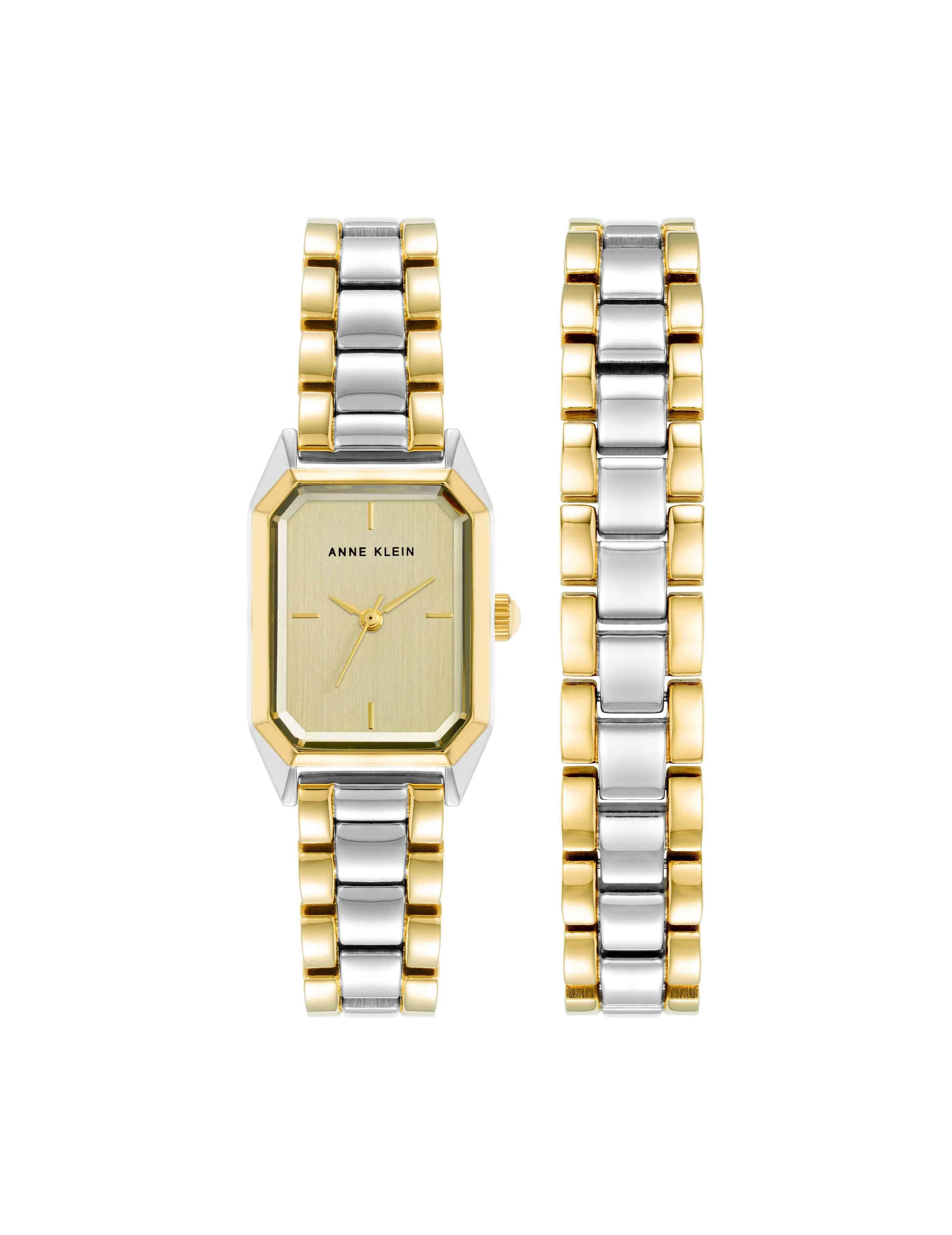 Octagonal Watch and Bracelet Set sold by Anne Klein product image thumbnail 2