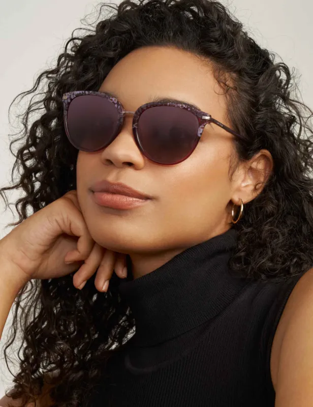 Animal Print Square Sunglasses sold by Anne Klein