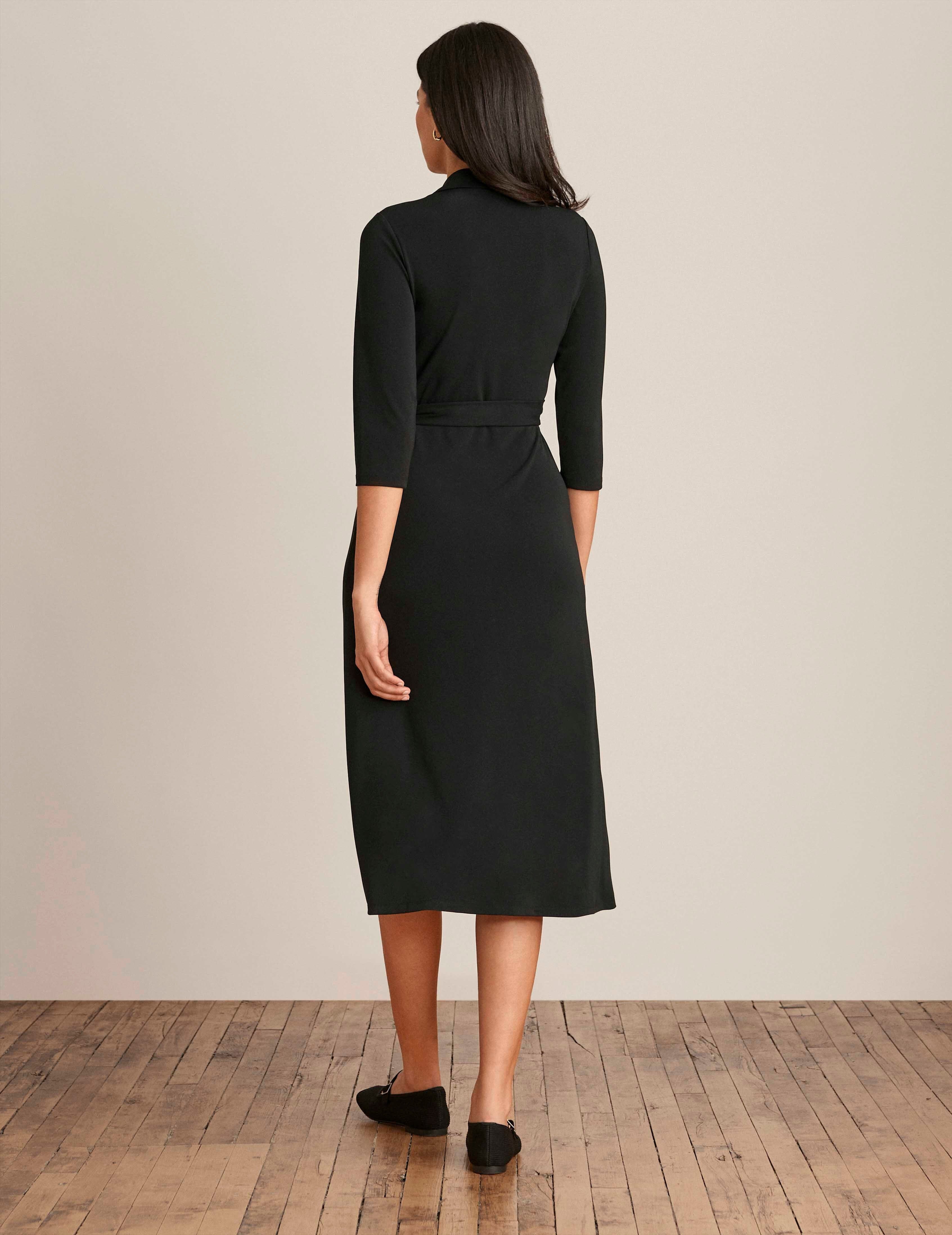 Midi Length Collared Wrap Dress sold by Anne Klein product image thumbnail 2