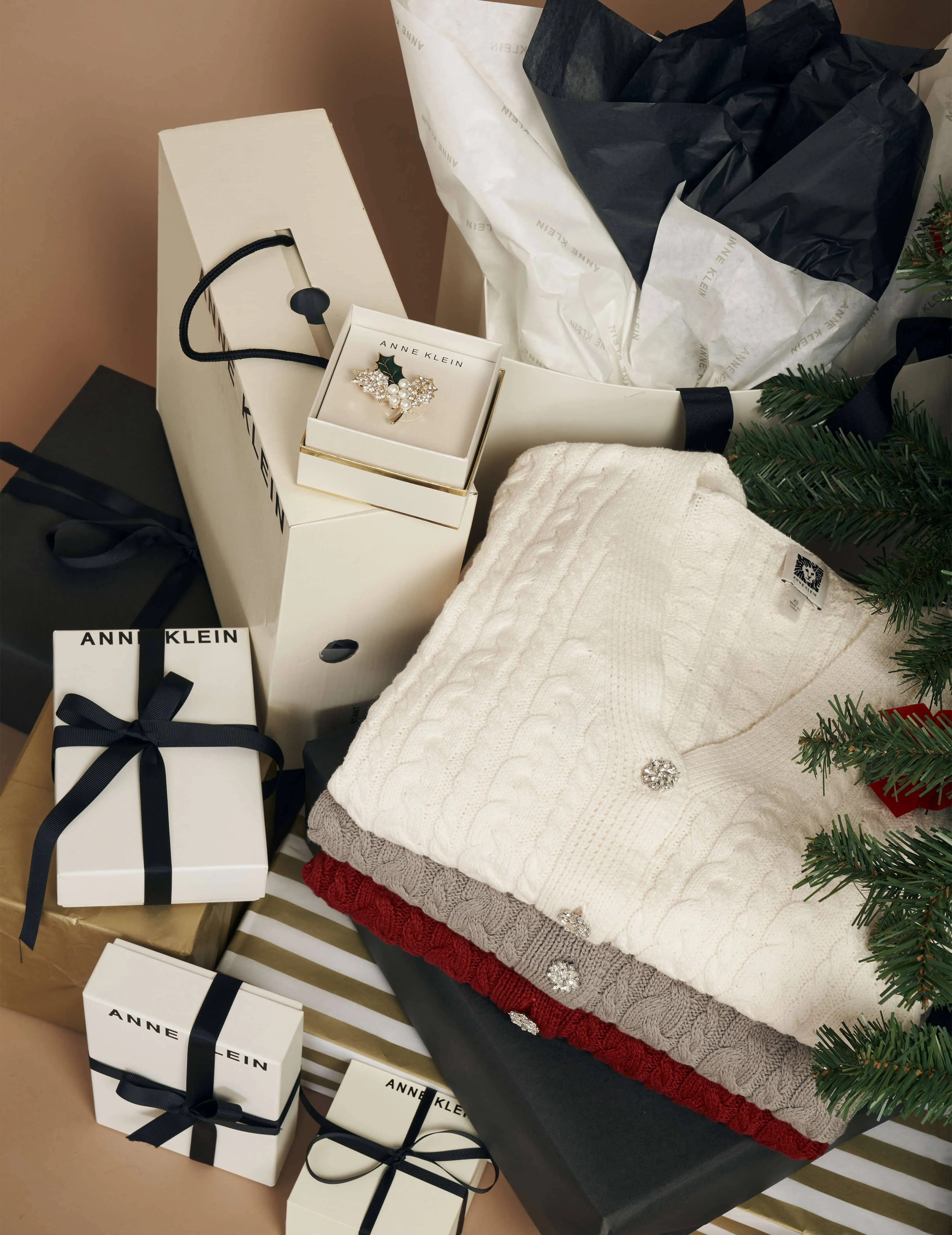 Cable Cardigan With Jewel Buttons- Sale sold by Anne Klein product image thumbnail 3