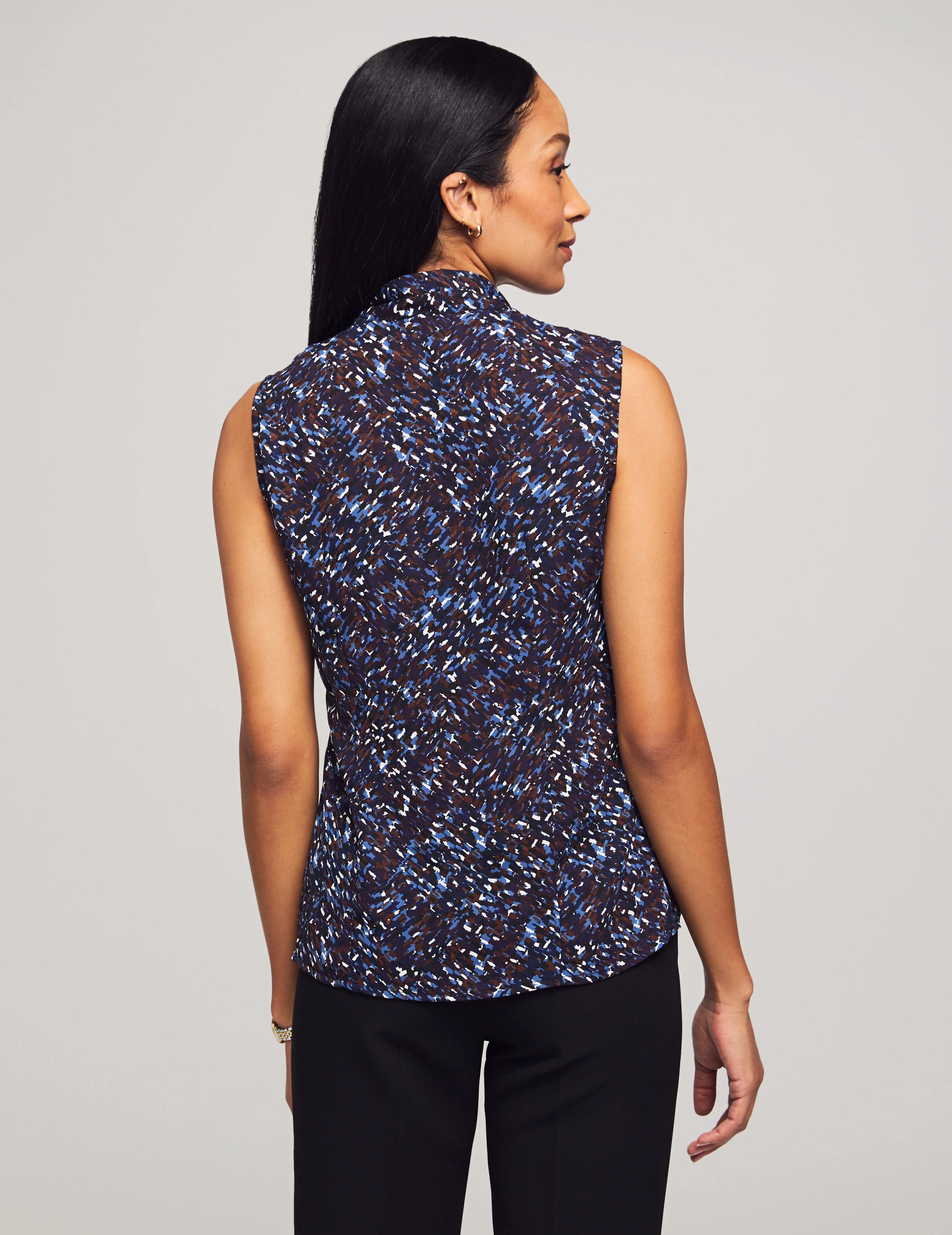 Sleeveless Tie Neck Blouse- Clearance sold by Anne Klein product image thumbnail 2