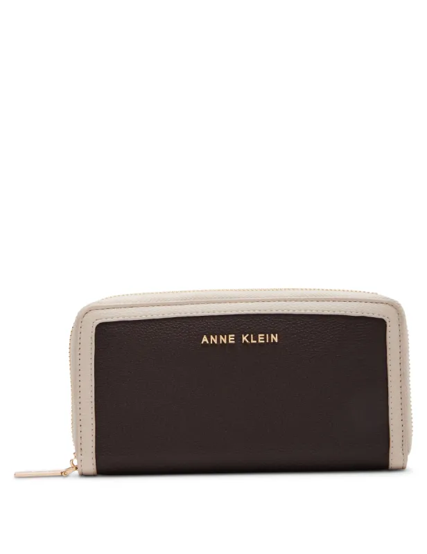 AK Large Curved Wallet sold by Anne Klein