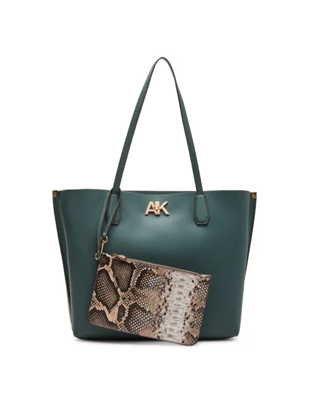 Large AK Turn Lock Tote sold by Anne Klein