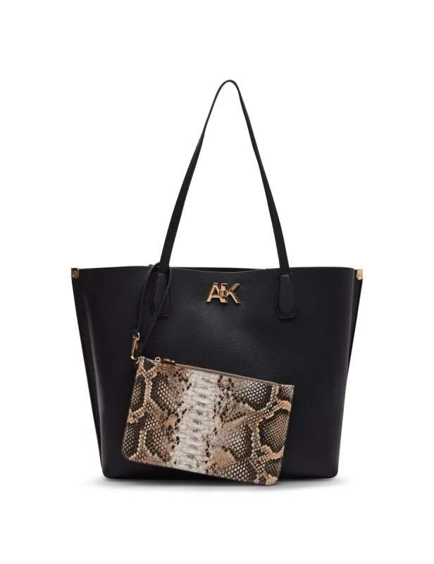 Large AK Turn Lock Tote sold by Anne Klein