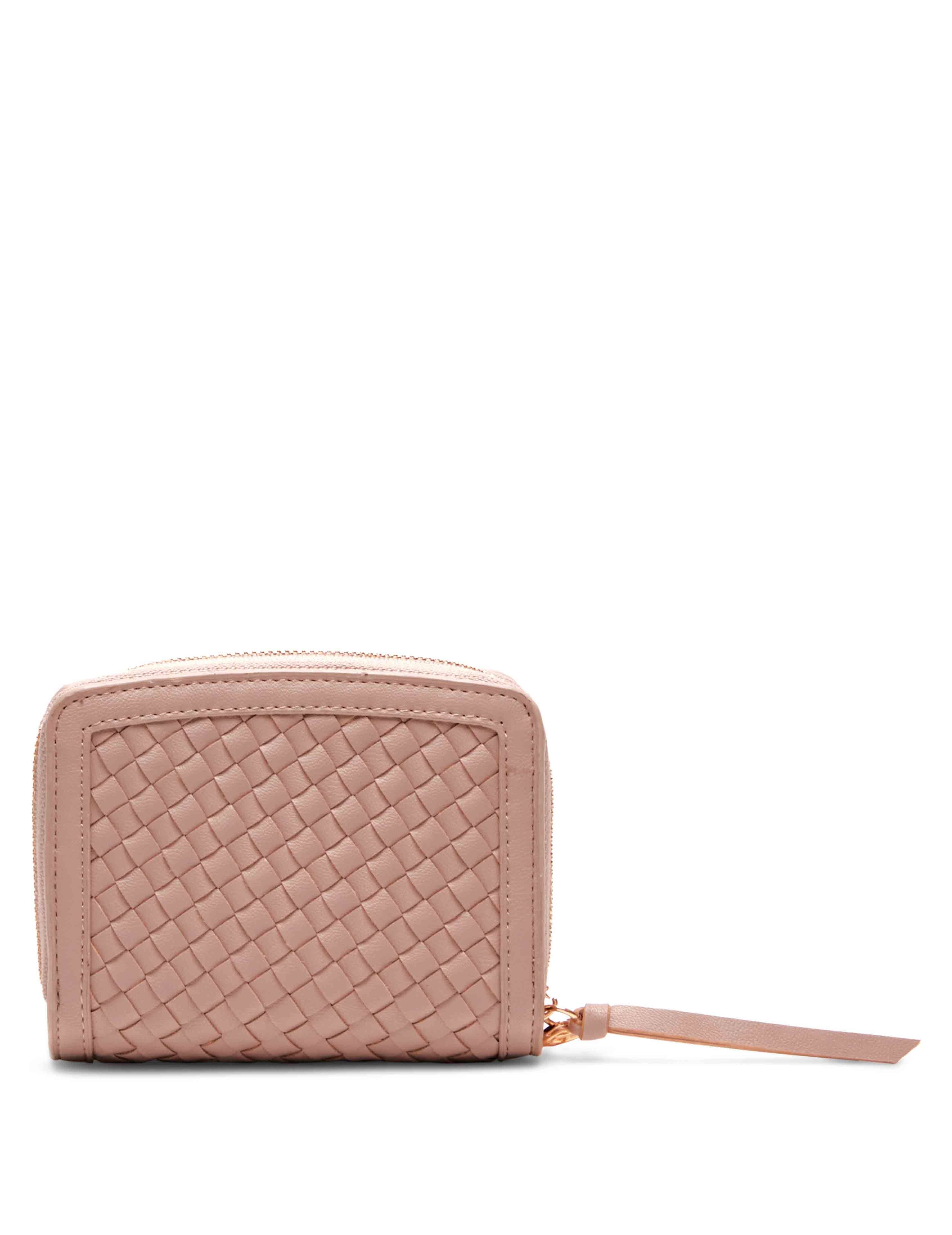 Small Curved Woven Wallet sold by Anne Klein