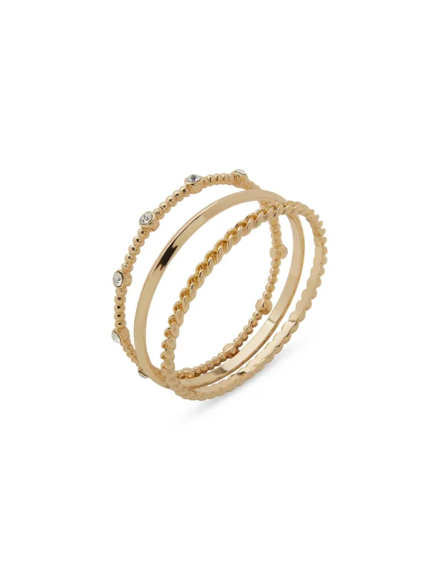 Boxed Bezel Set Stone Bracelet sold by Anne Klein