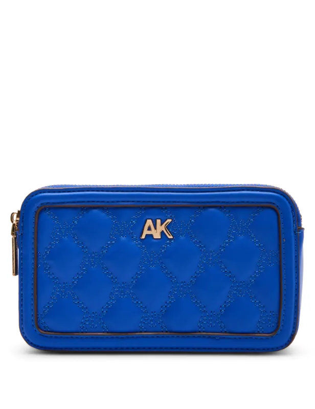 Quilted Double Zip Crossbody sold by Anne Klein