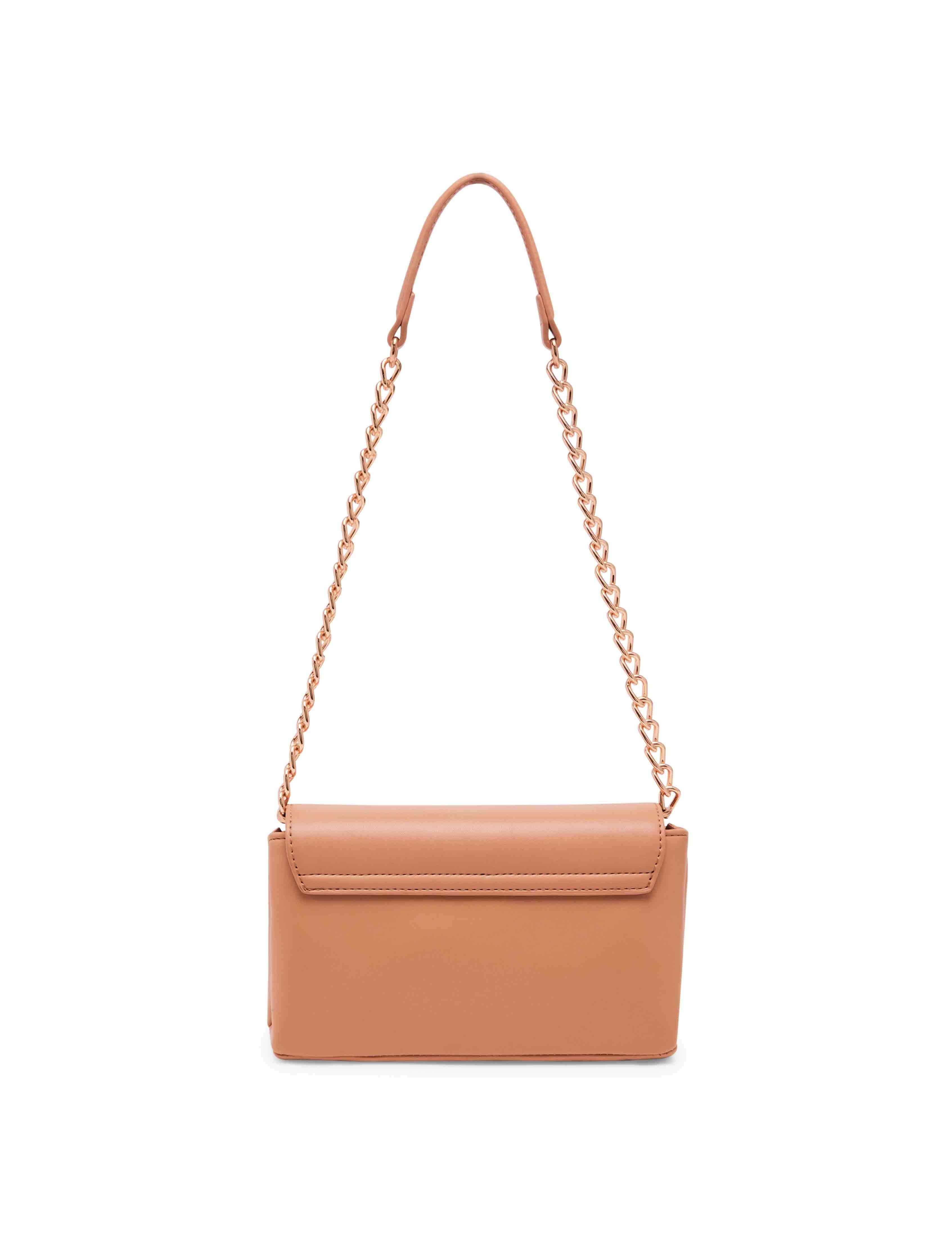 Mini Flap Shoulder Bag With Enamel Turn Lock sold by Anne Klein product image thumbnail 2