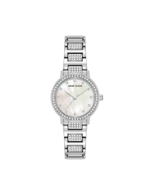 Crystal Embellished Bracelet Watch sold by Anne Klein