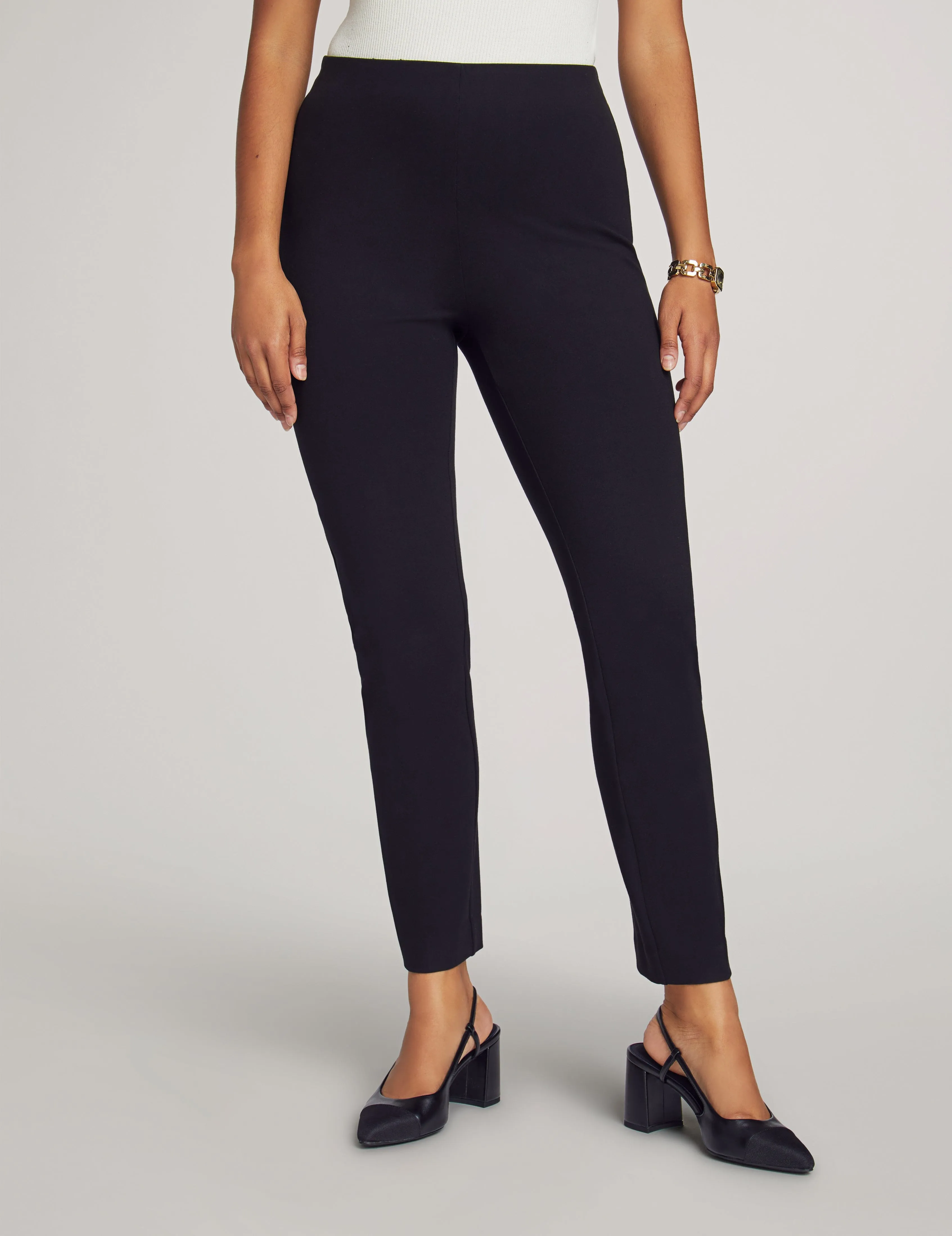 Pull On Hollywood Waist Slim Ankle Pant sold by Anne Klein product image thumbnail 2