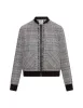 Fringe Plaid Bomber Jacket- Sale sold by Anne Klein