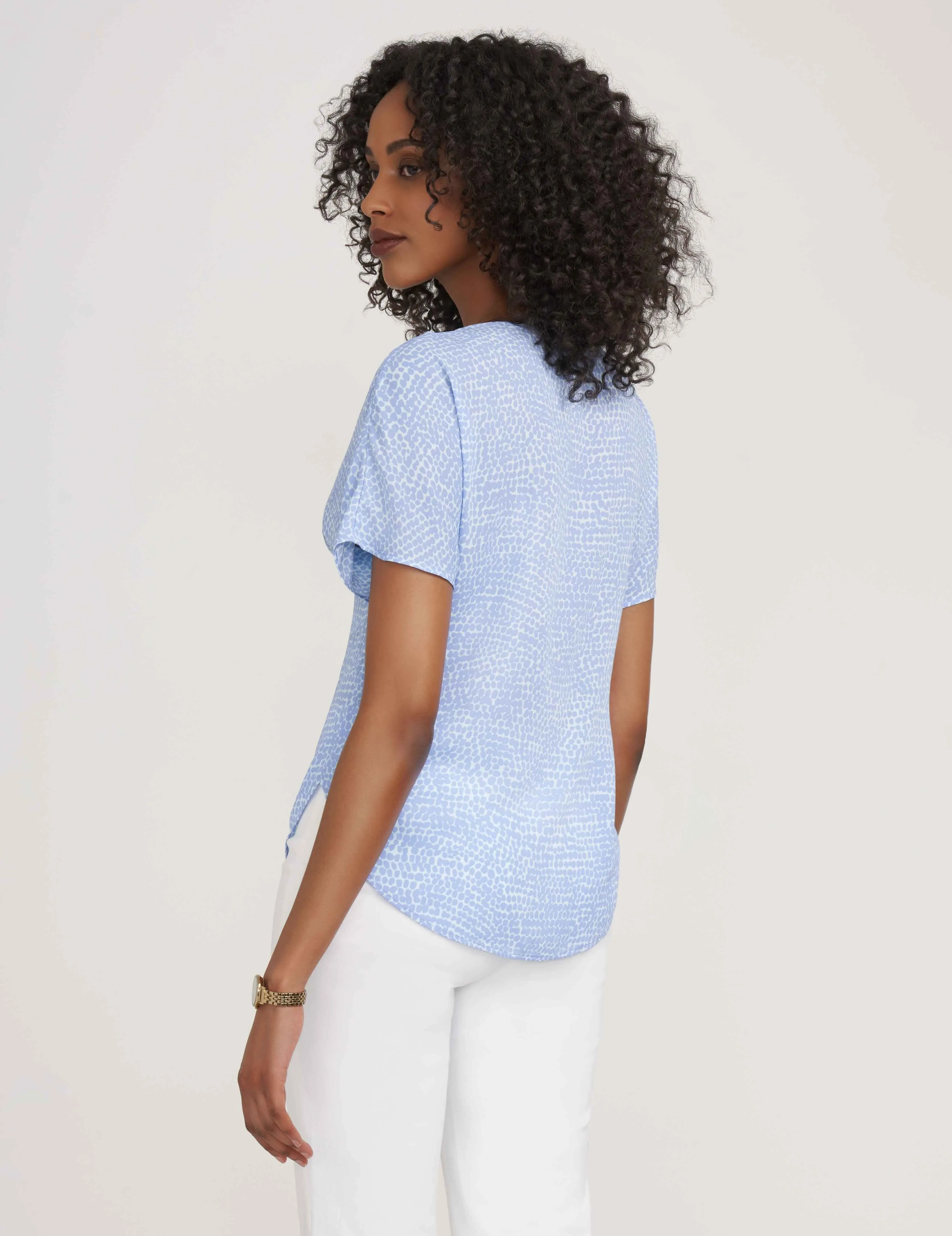 Short Sleeve Bateau Blouse- Sale sold by Anne Klein product image thumbnail 3