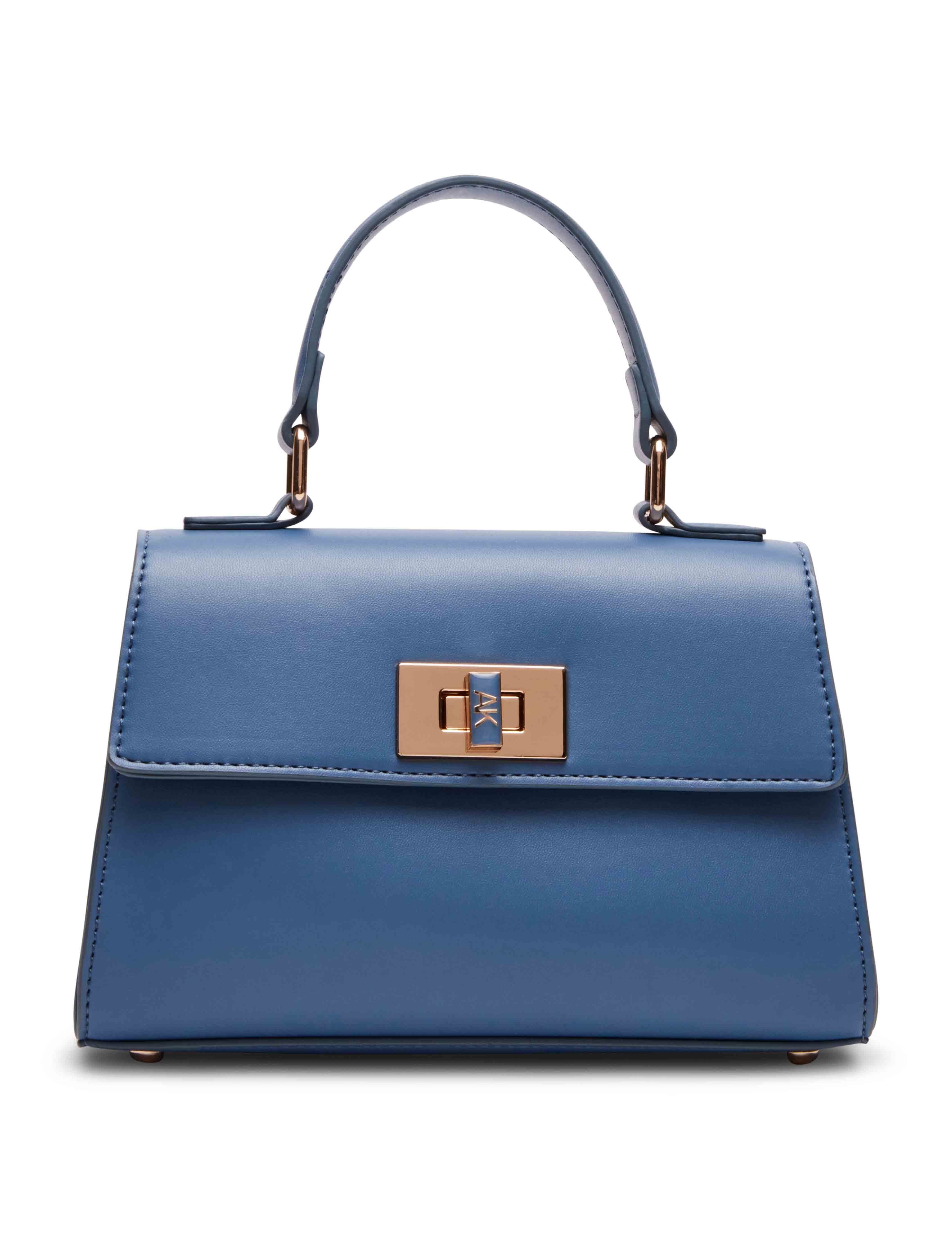 Mini Top Handle Crossbody With Enamel Turn Lock sold by Anne Klein