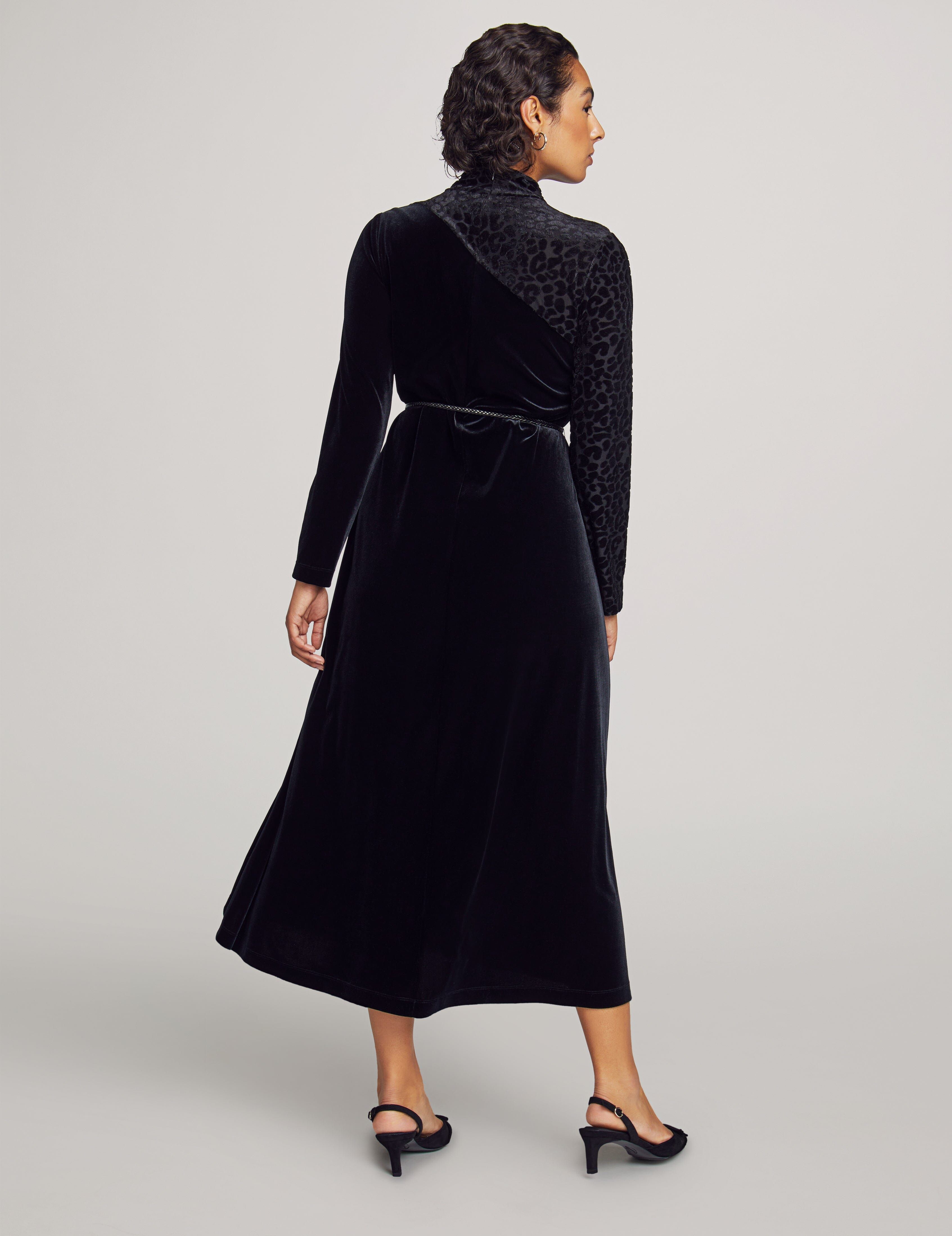 Color Blocked Mock Neck Midi sold by Anne Klein product image thumbnail 2